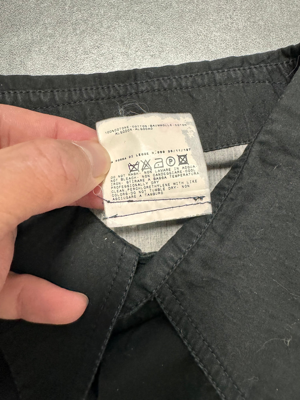 2004 年秋冬シーズン Cavalli リラックス ファイア マグマ グレー シャツ (M)