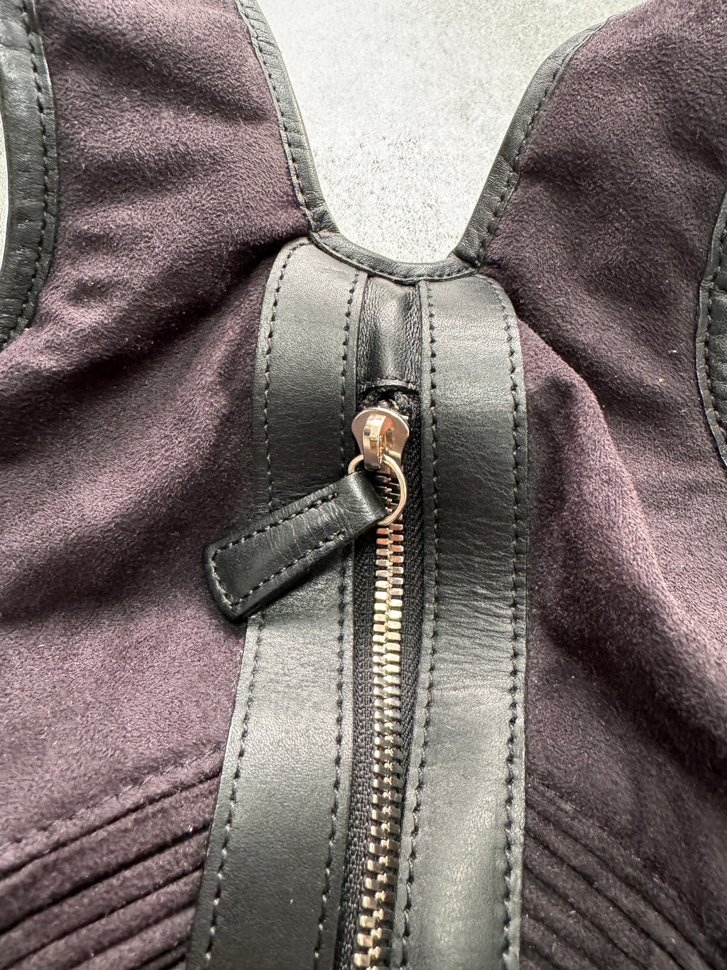 Issey Miyake Triangle Leather Backpack (OS)