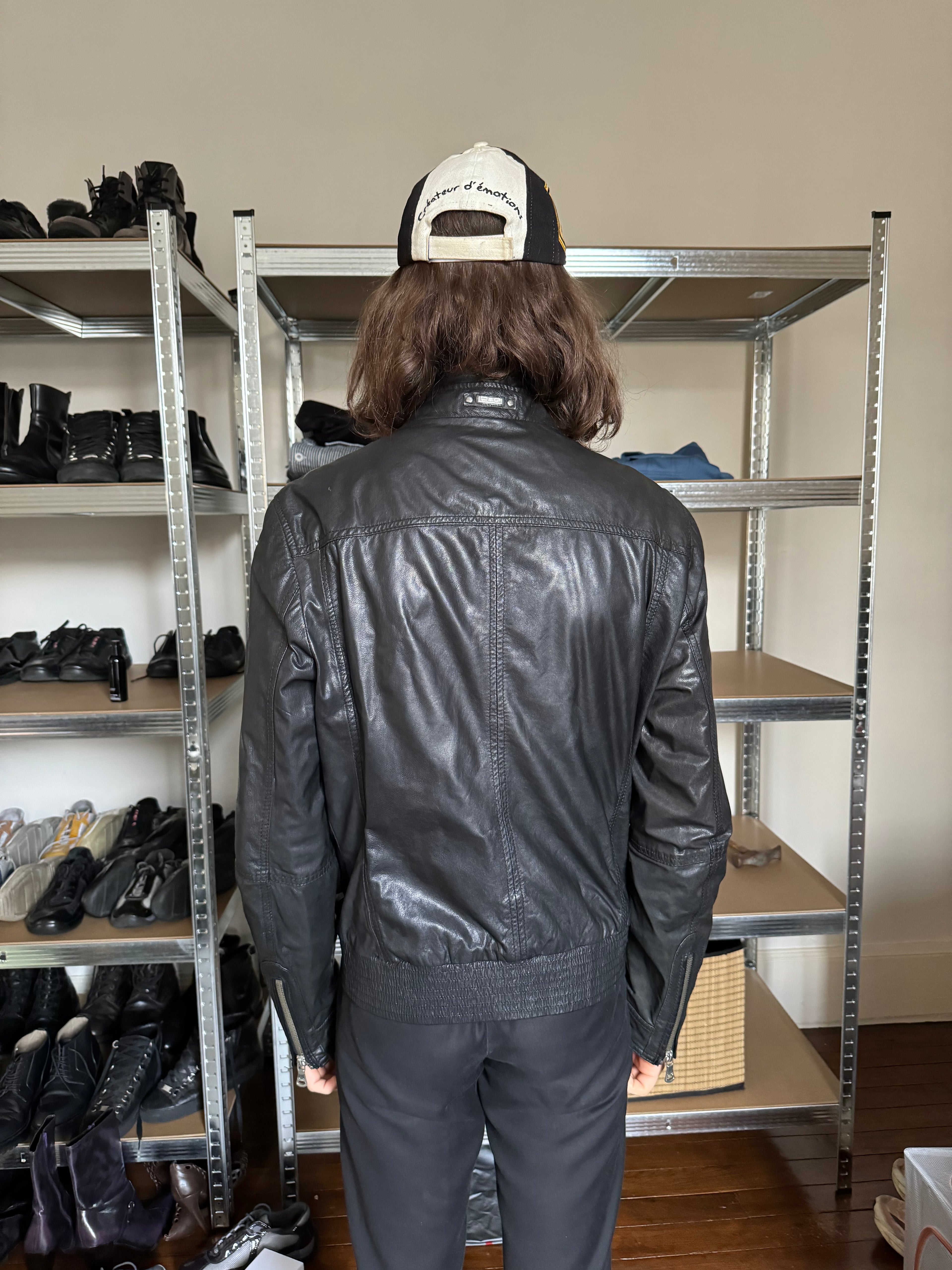 AW2008 Dolce & Gabbana Premium Utility Leather Jacket