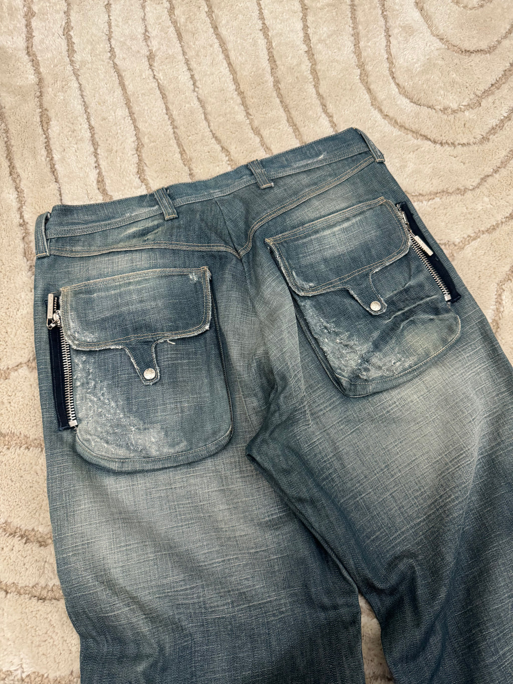 FW2005 Versace Cargo Denim Pants (L)