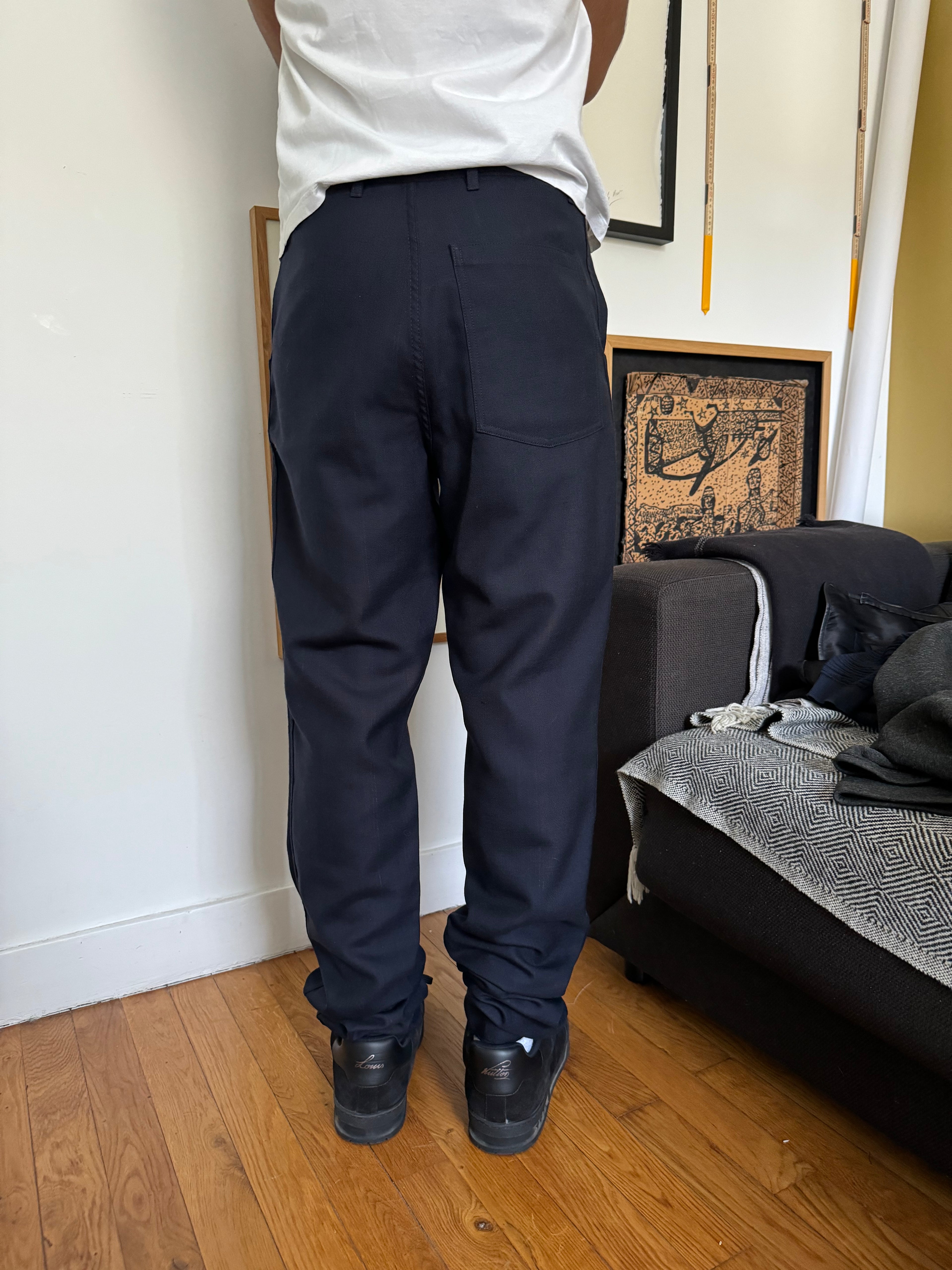 Raf Simons Prototype Classy Navy Pants