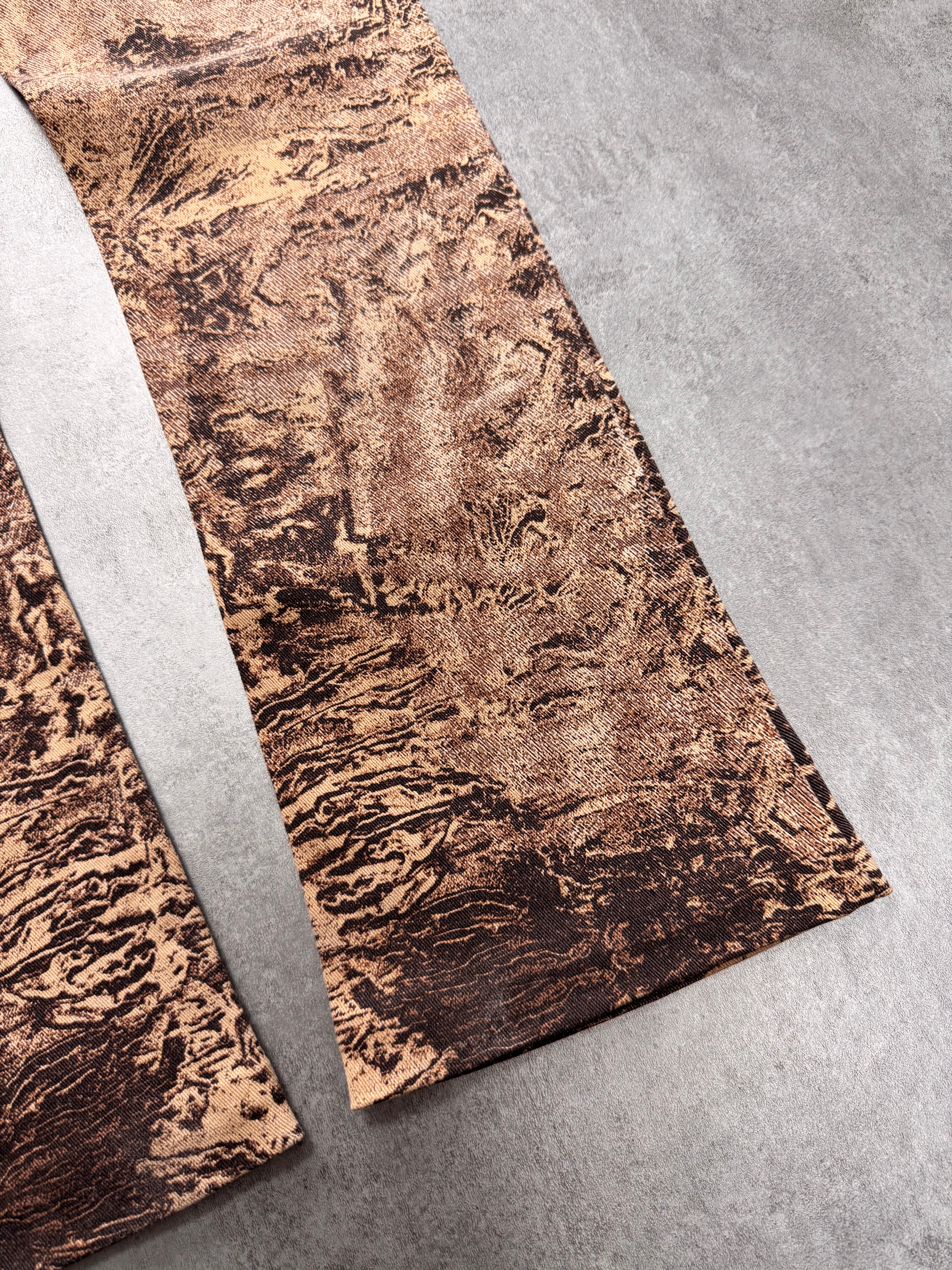 2000s Cavalli Sand Erosion Pants