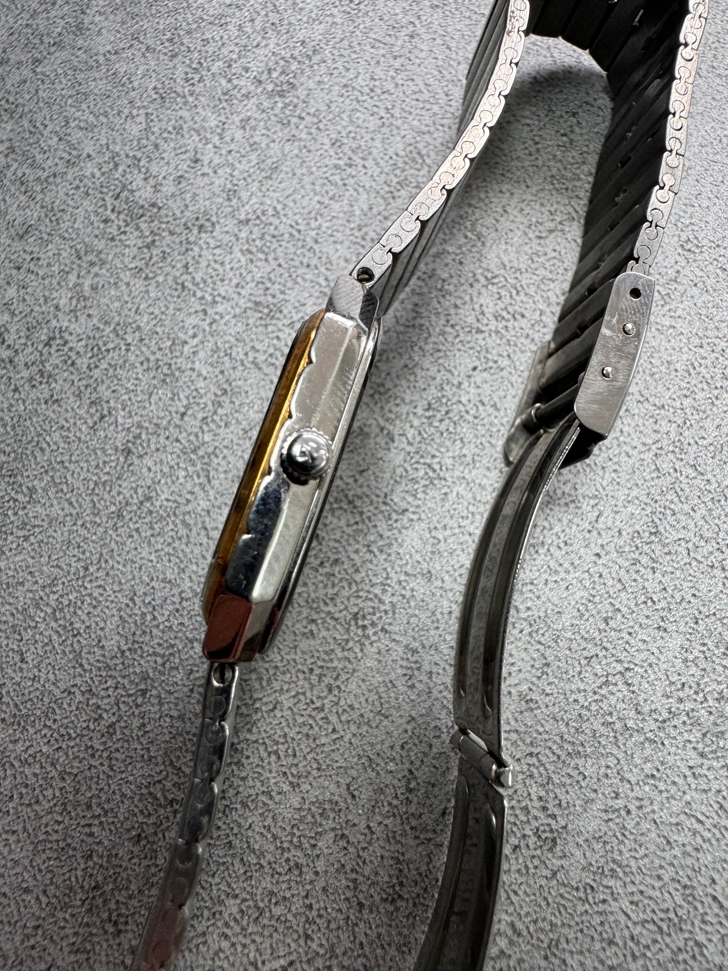 Jaeger-LeCoultre Stripes Golden Date Quartz Watch (OS)