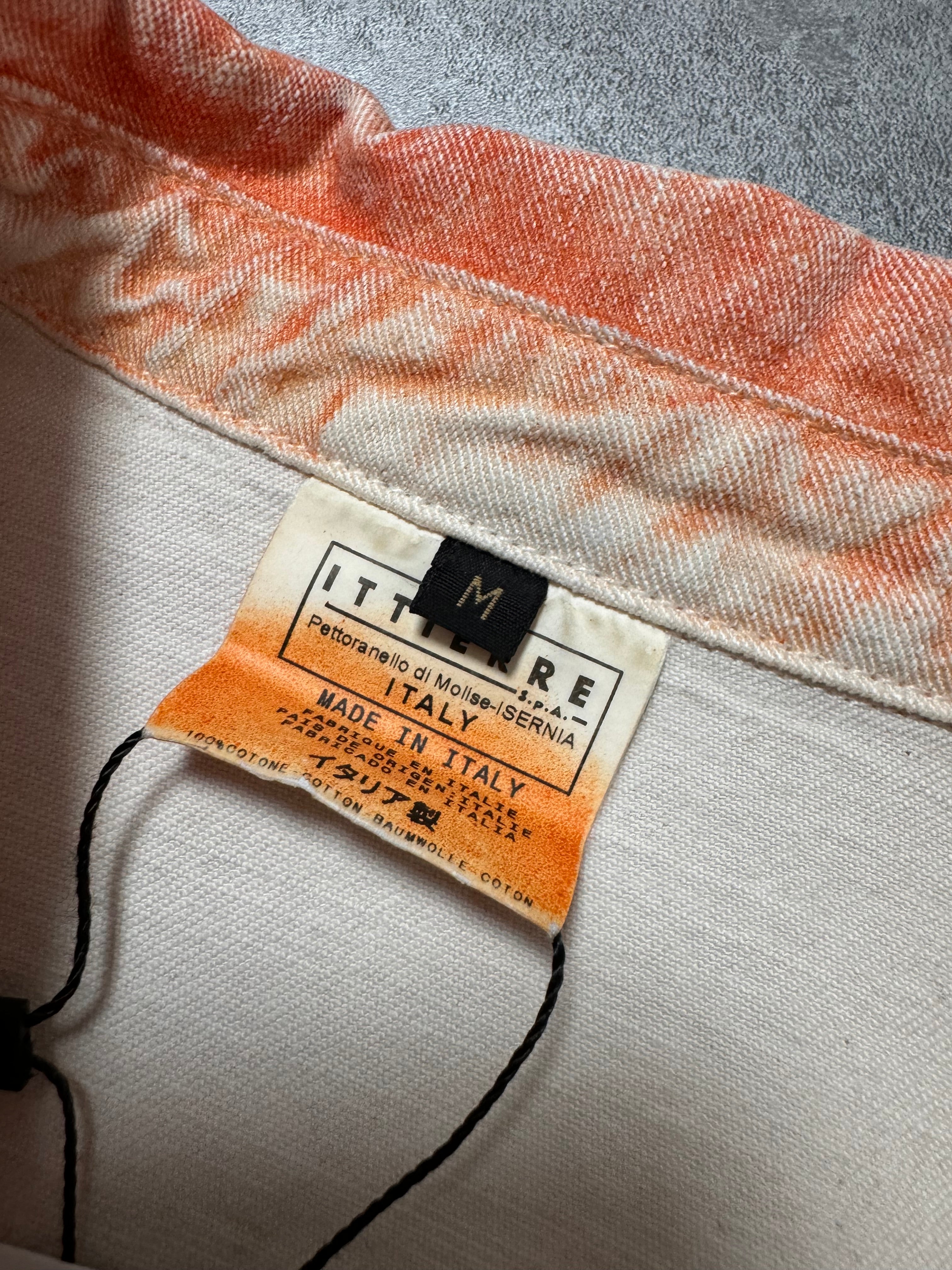 2000s Cavalli Pink Print Denim Jacket