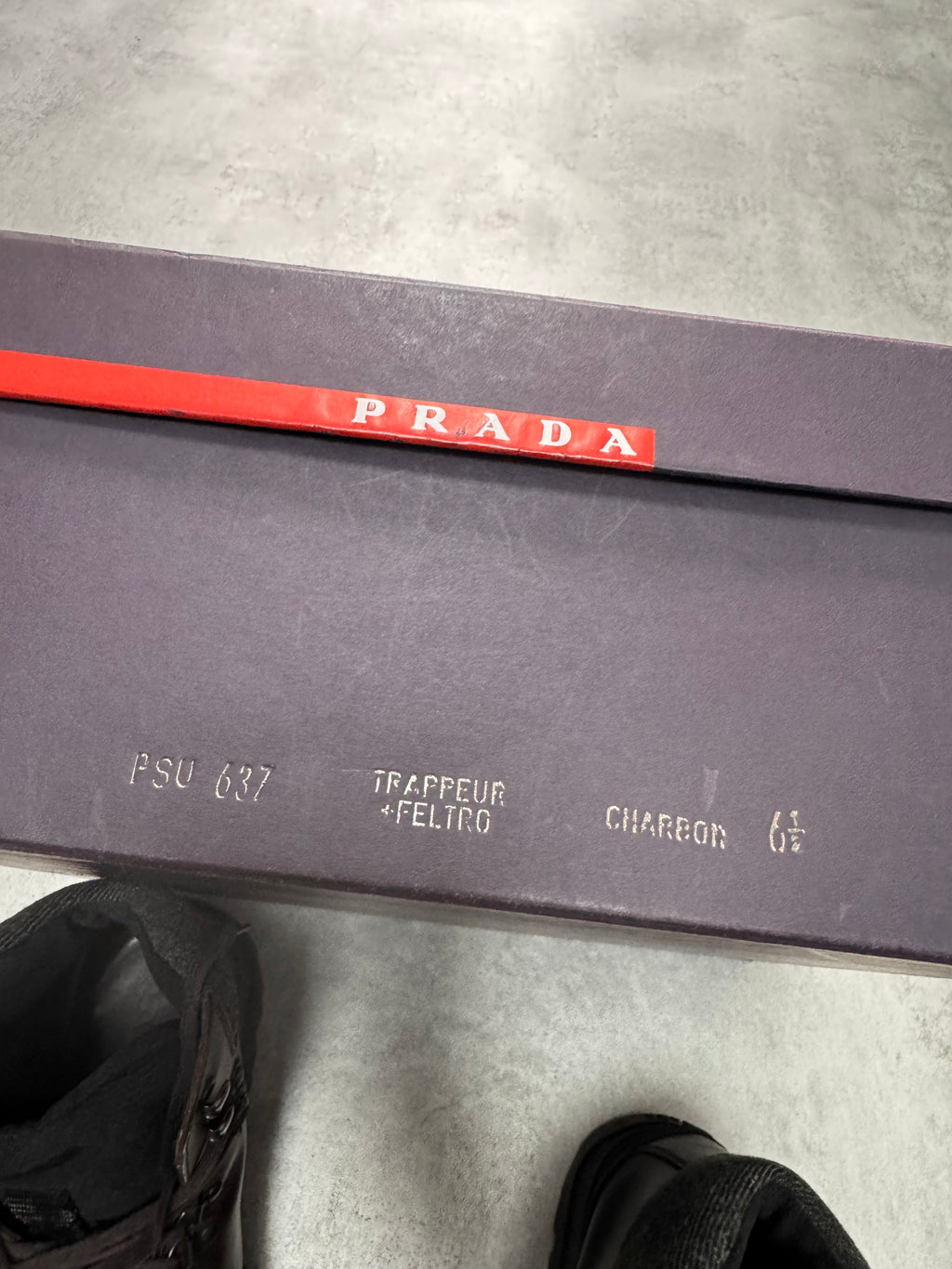 FW1999 Prada Brown Leather Hiking Boots