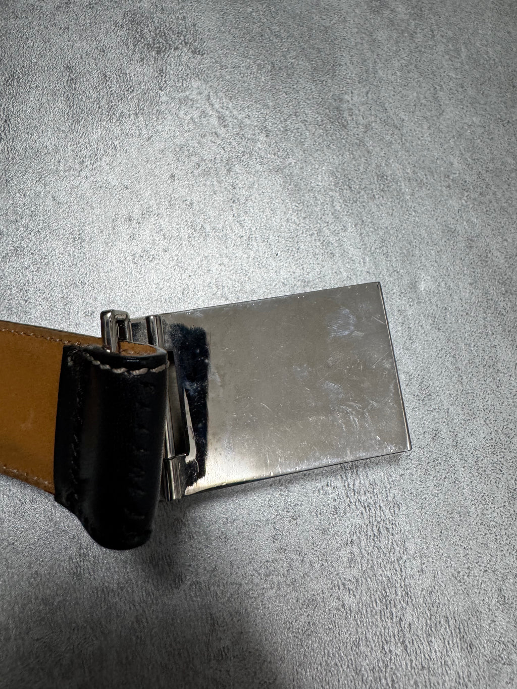 Prada Metal Buckle with Ferré Leather Belt
