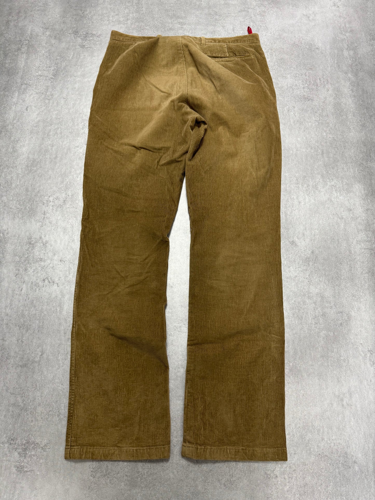 2000s Prada Luna Rossa Beige Corduroy Pants (M)