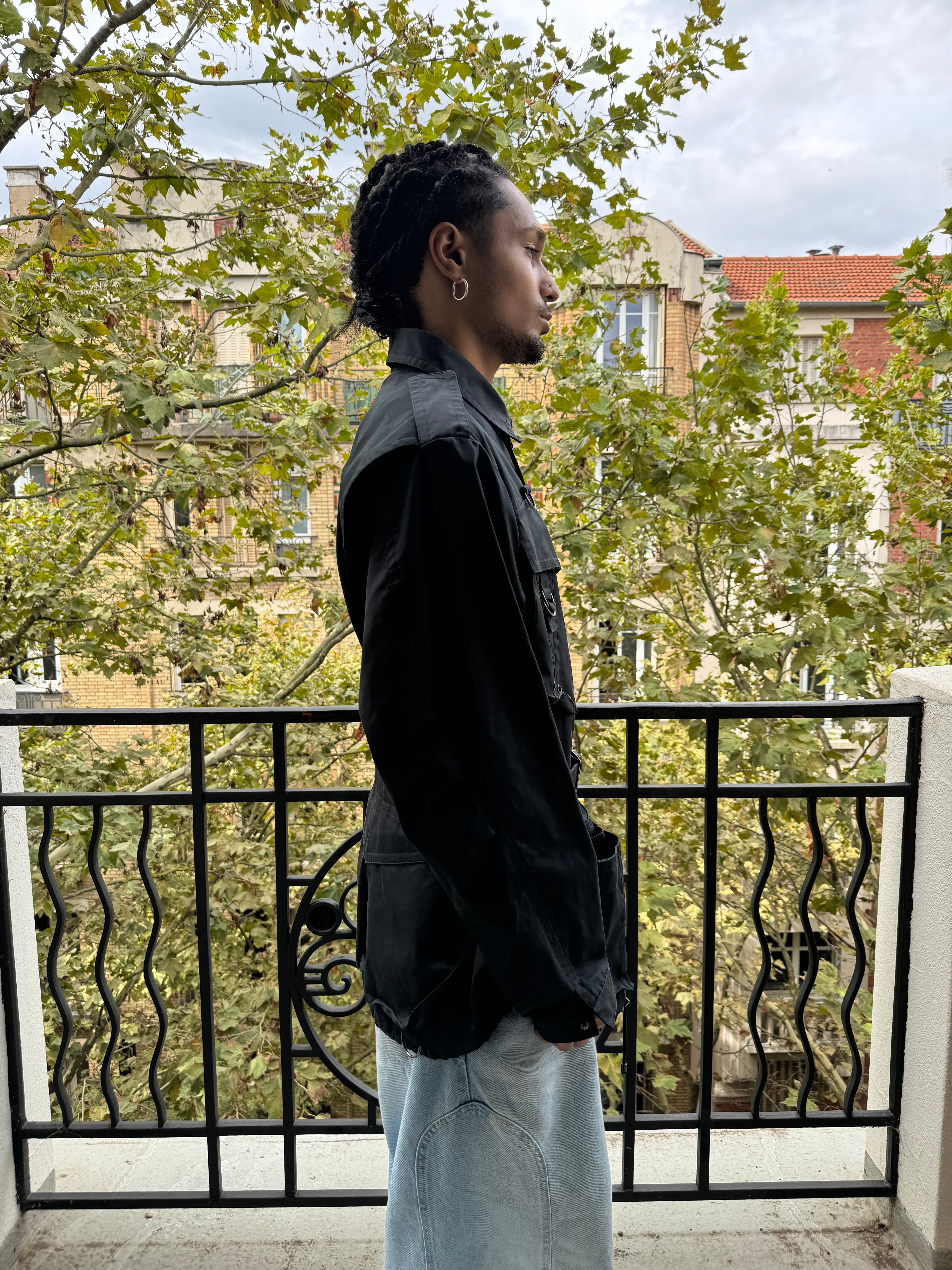 SS2002 Gucci Black Imperial Trench Jacket by Tom Ford