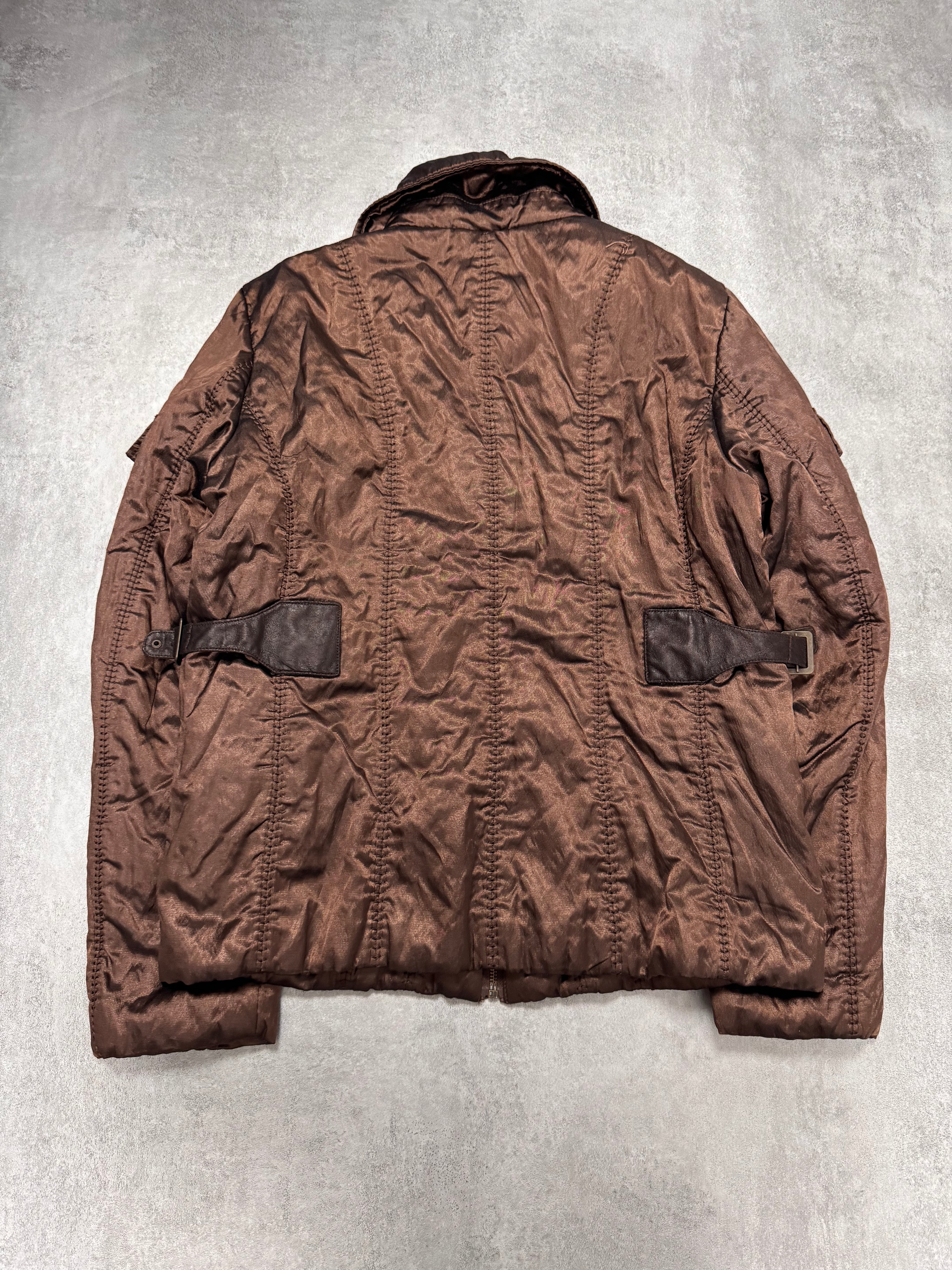 1990s Balmain Shiny Brown Jacket