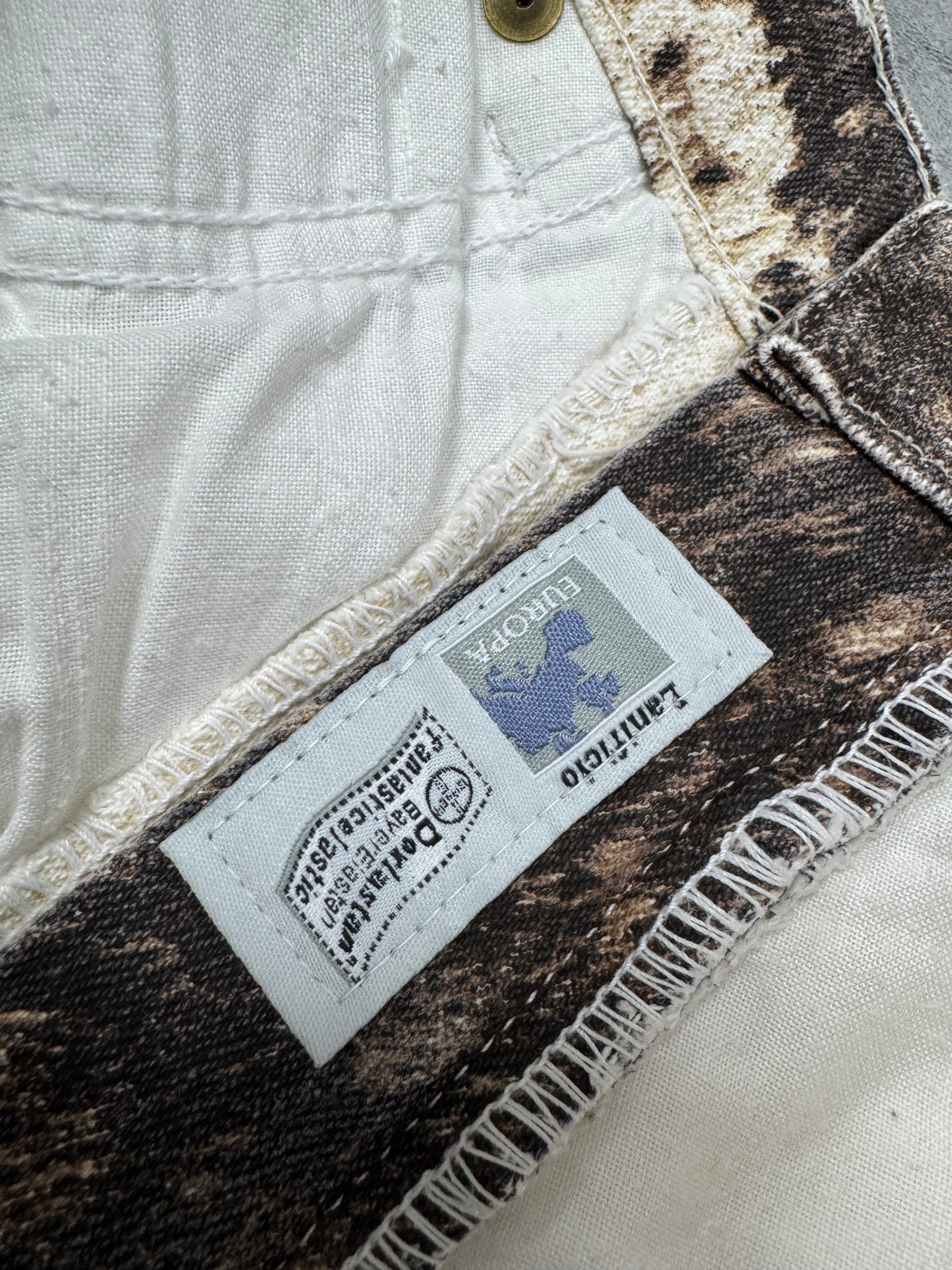 FW1999 Roberto Cavalli Furry Cowprint Movement Pants