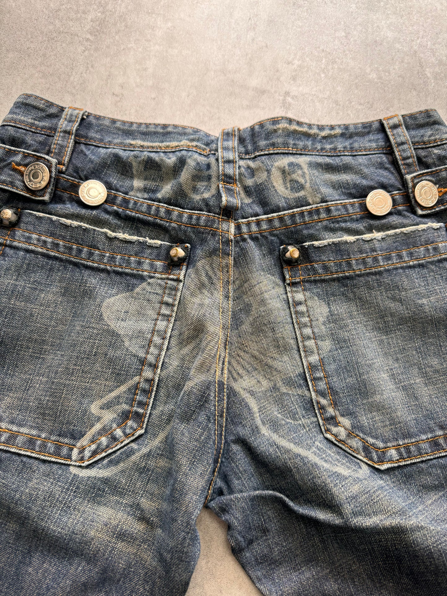 FW2005 Dsquared2 Jesus Lord Peace Jeans (S/M)