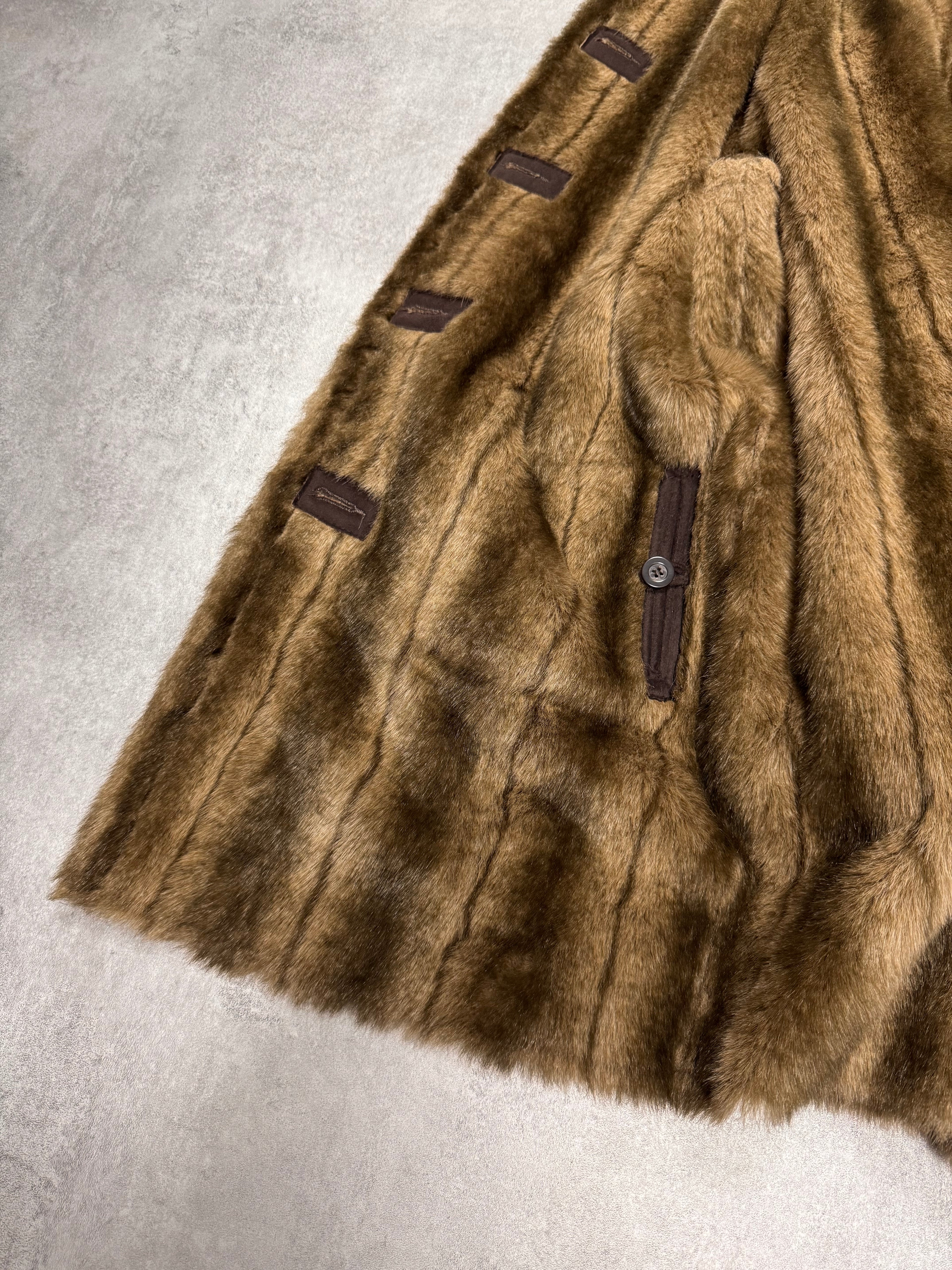 1990s Balmain Faux Fur Reversible Jacket