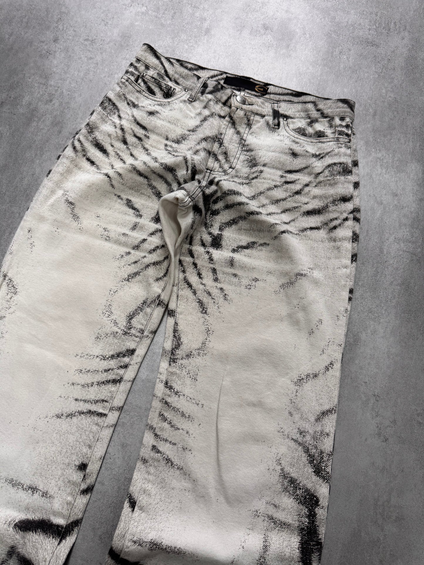 SS2002 Cavalli Zebra Savage Pants (S)