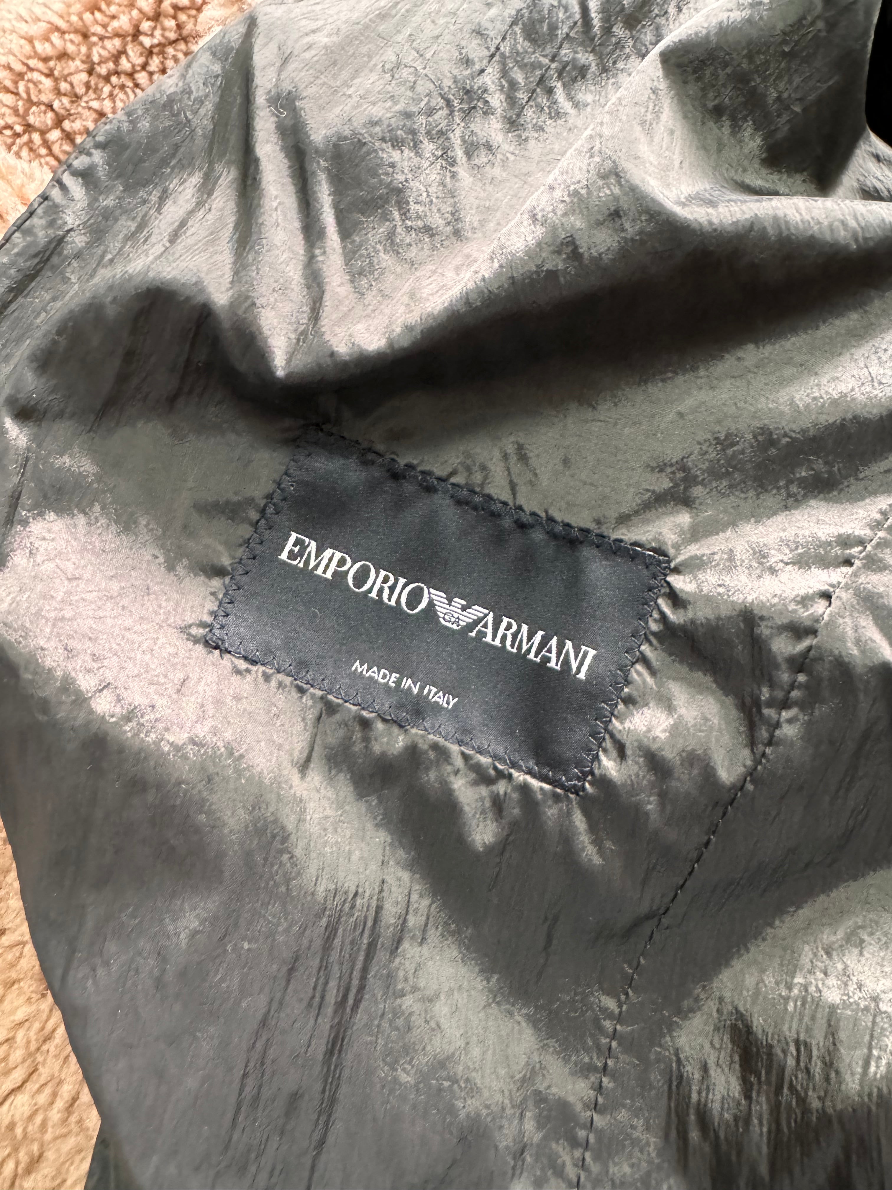 FW2019 Emporio Armani Wool Trench Coat M Dolce Vita Hub