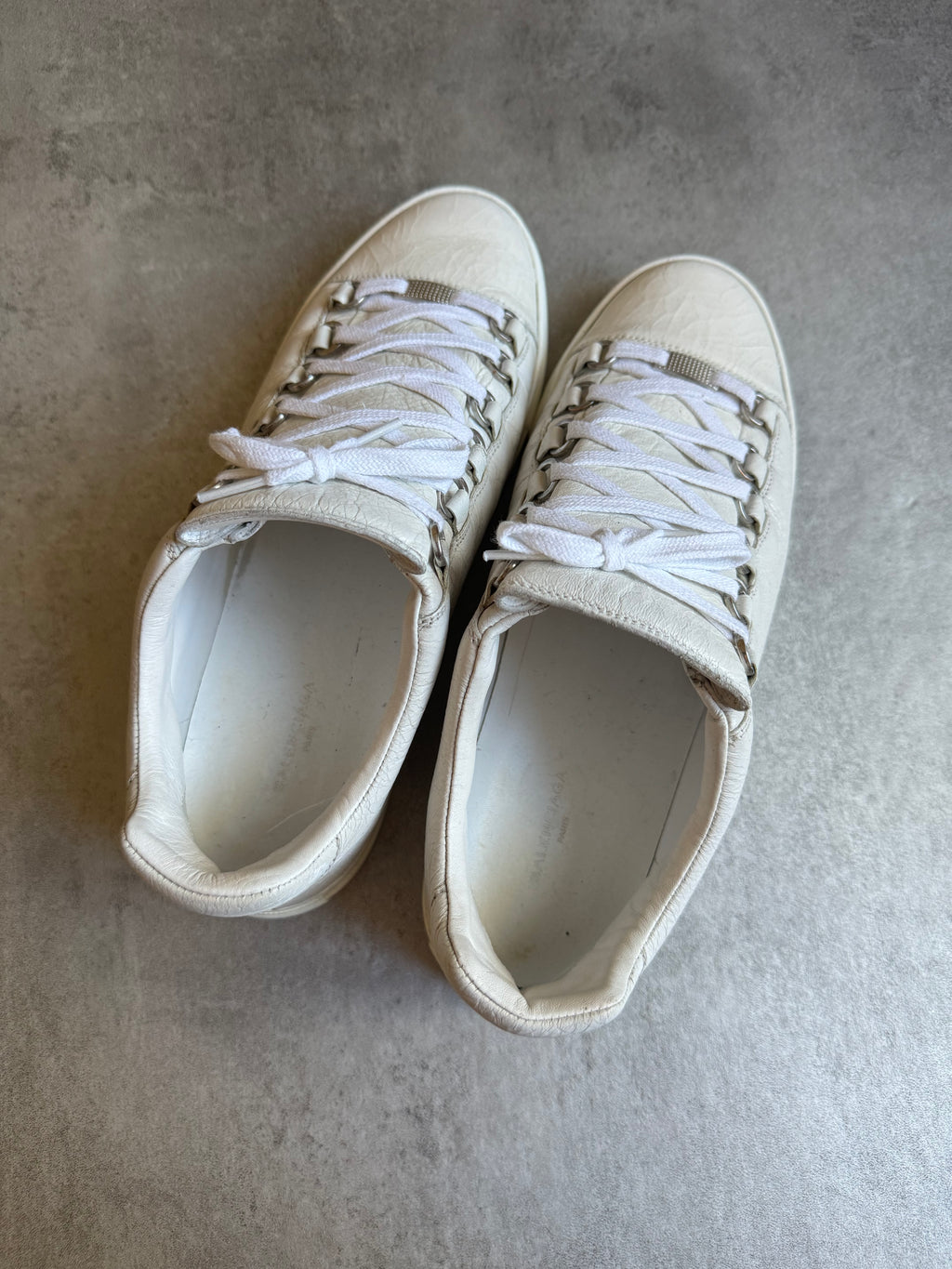 Balenciaga Arena Low White Leather (43) - 7
