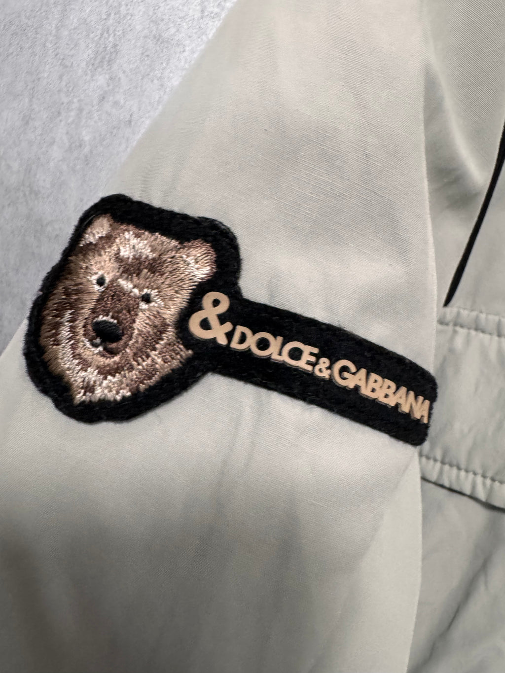 2000s Dolce & Gabbana Parachute Straps Grey Hooded Coat