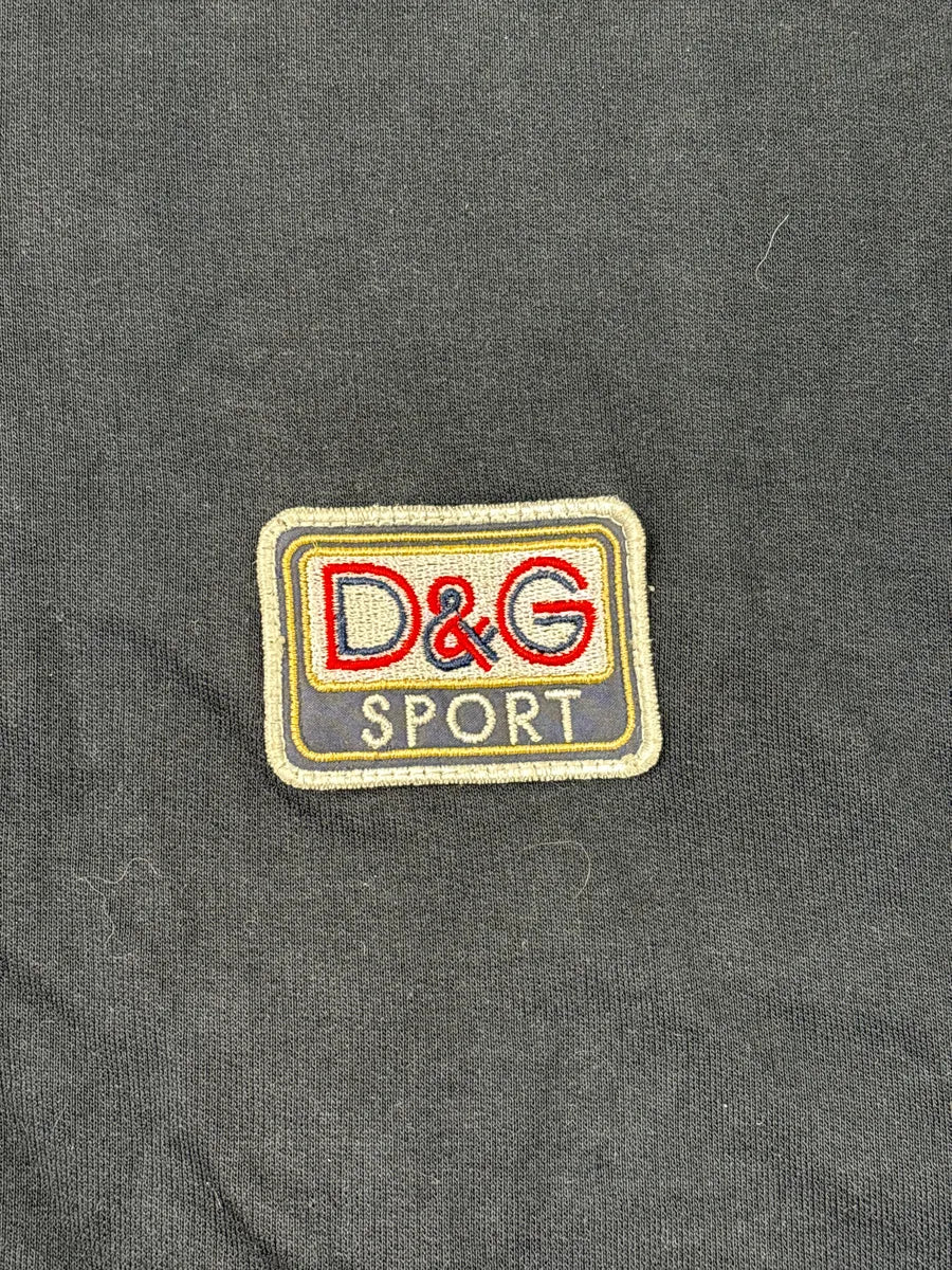 2000s Dolce & Gabbana Navy Logo Stripe Zip-Up Sweater DFpJcEjl 11