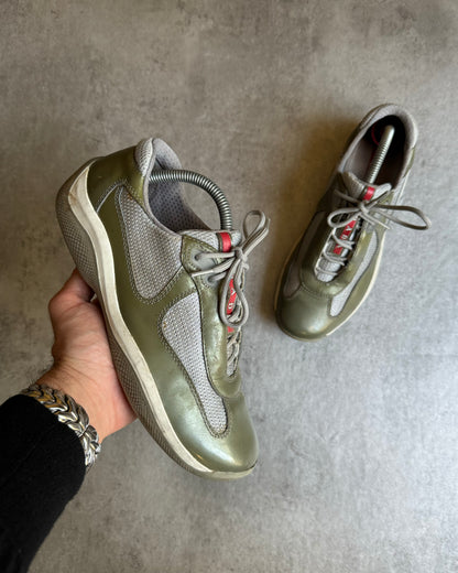 Prada America's Cup Low Green Leather (38,5) - 1