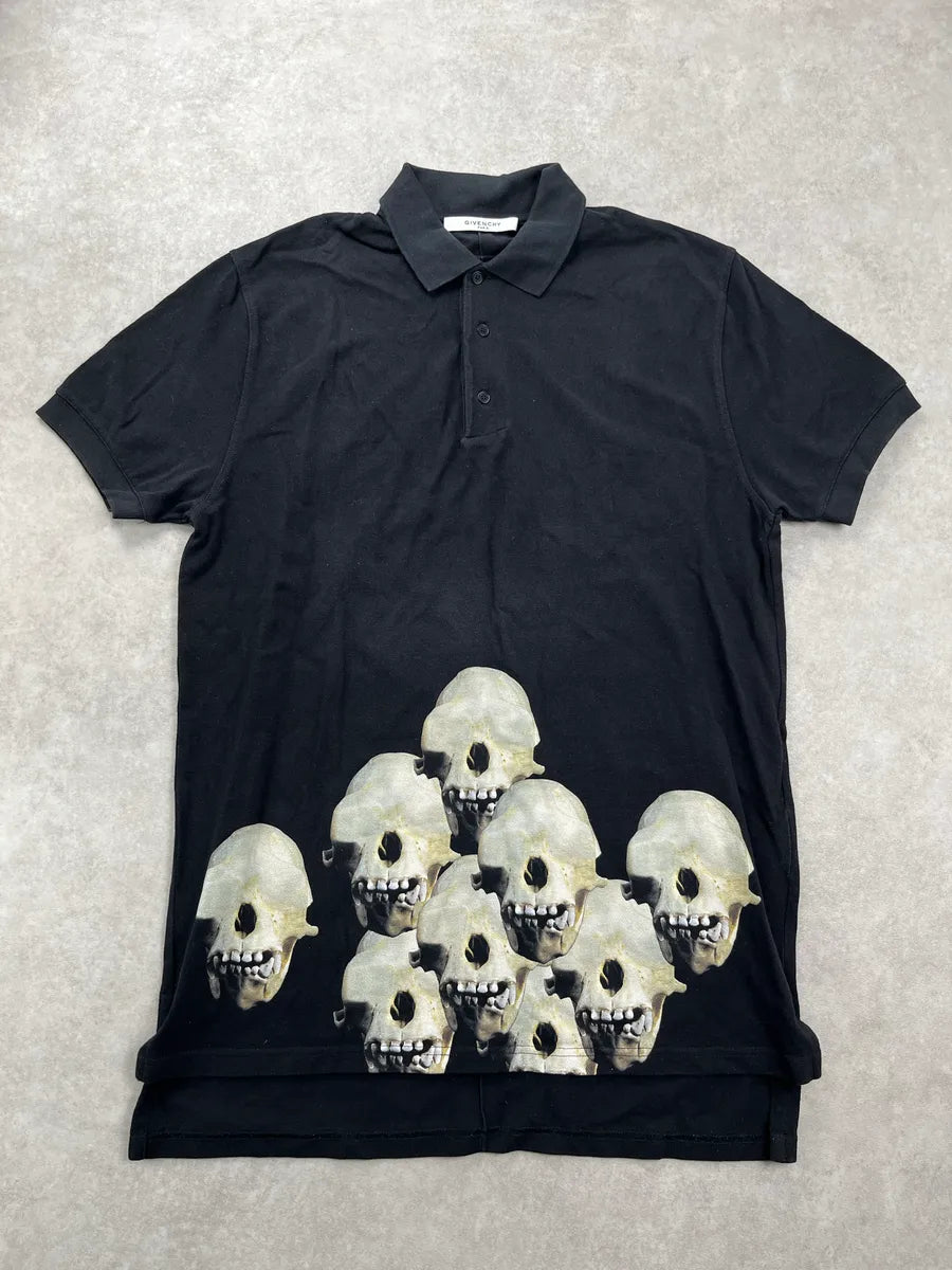 AW2015 Givenchy Black Skull Polo by Riccardo Tisci DNjydAho 0