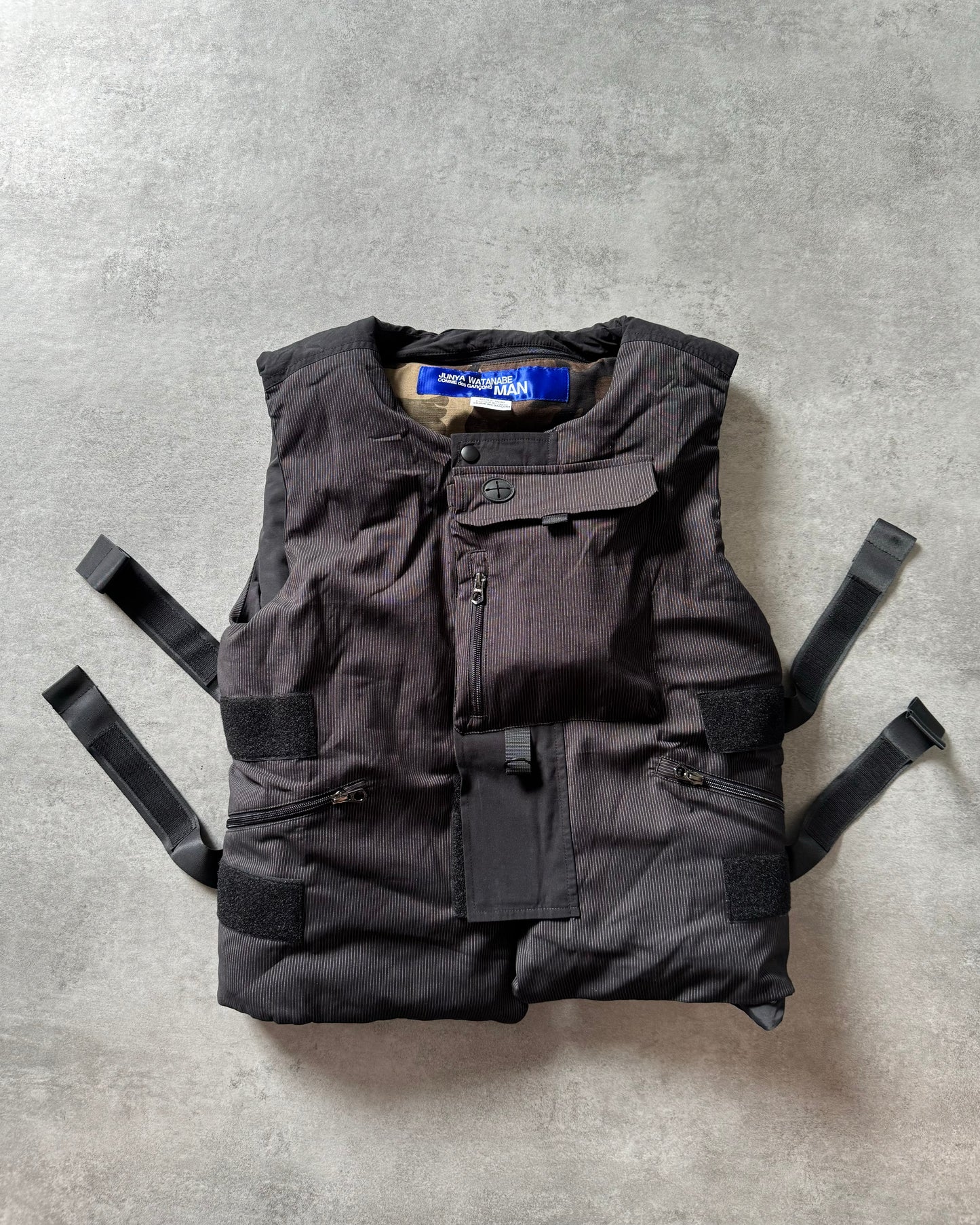 SS2019 Junya Watanabe Ballistic Bullet Proof Padded 2 in 1 Vest (M) - 9