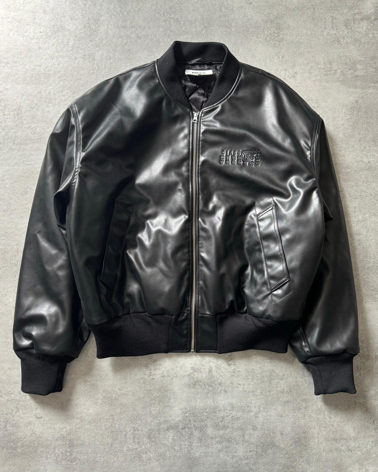 SS2023 Maison Margiela Ultra Black Bomber Jacket (L) - 2