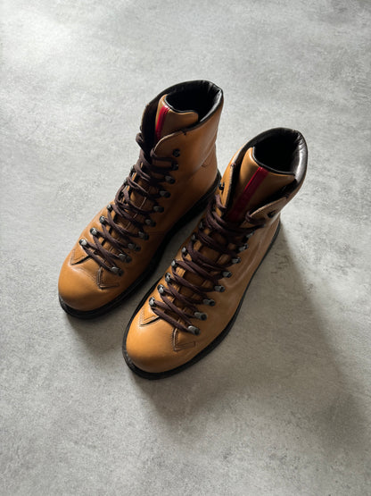 AW2001 Prada Hiking Mountain Leather Boots (44) - 8