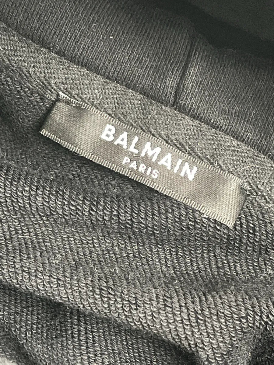 Balmain Black Western Star Embroidered Hoodie DZSjlHMq 10
