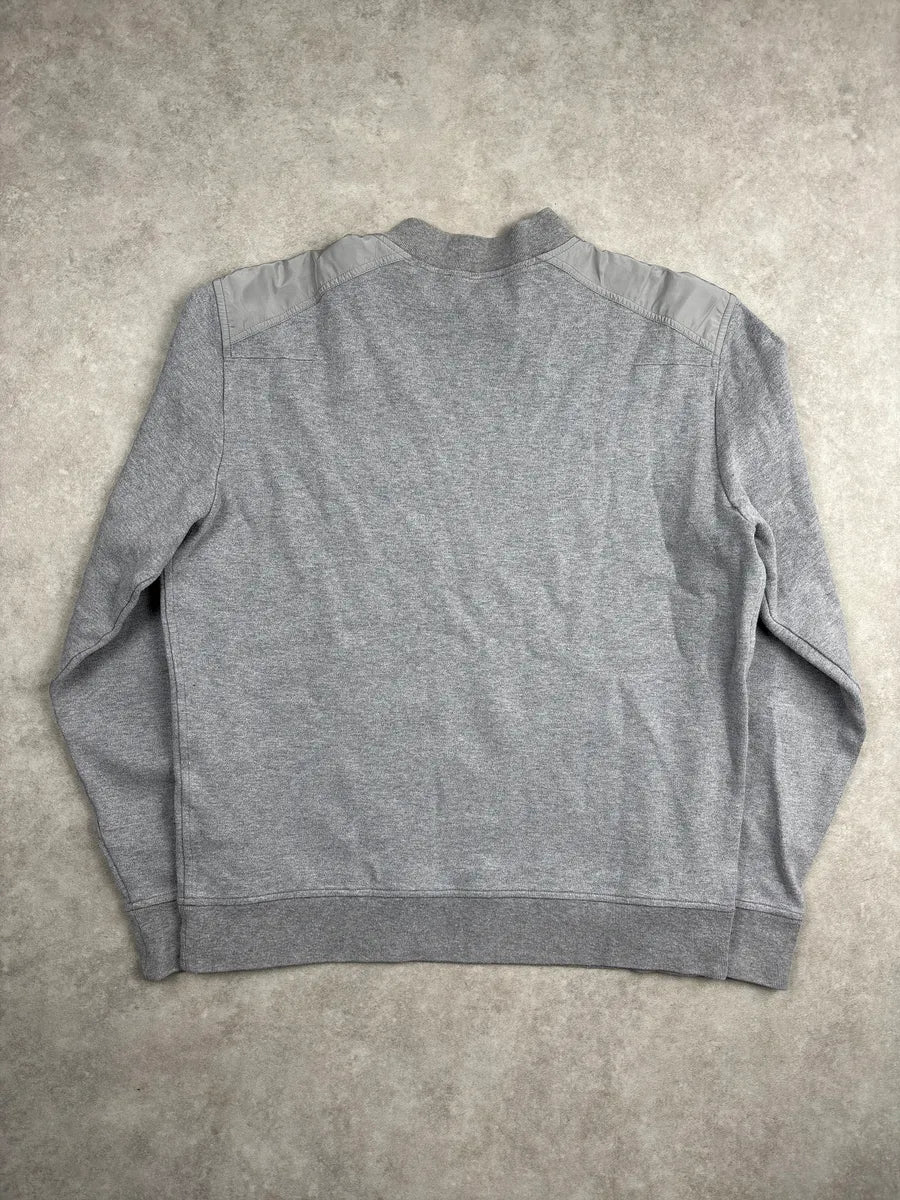 2000s Dior Grey Bee Embroidered Contrast Shoulder Sweater DaVJNATb 3