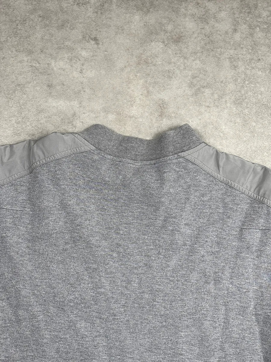 2000s Dior Grey Bee Embroidered Contrast Shoulder Sweater DaVJNATb 6