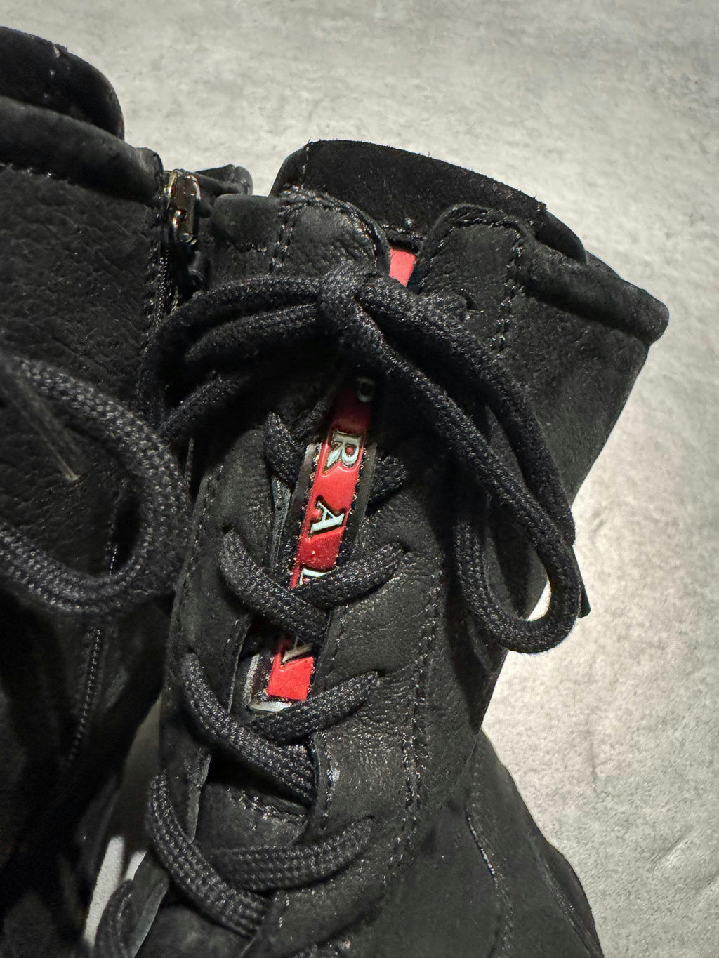 2000s Prada Black Biker Avant-Garde Ankle Boots (39eu/us6.5)