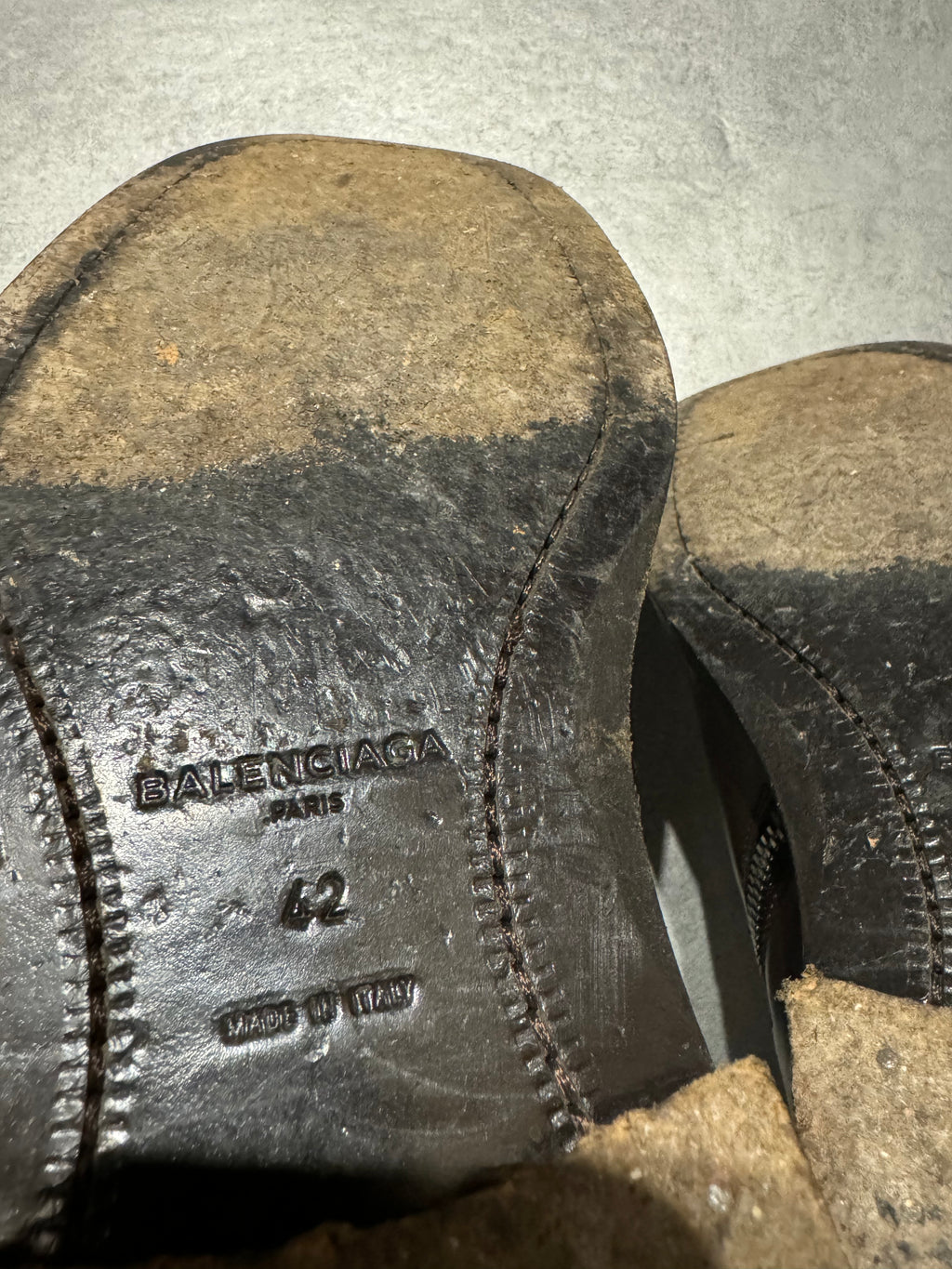 Balenciaga Brown Ultimate Minimalist Leather Boots (42,5) - 9