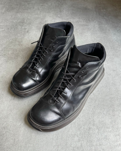 AW1999 Prada Vibram Hybride Leather Boots (44) - 2