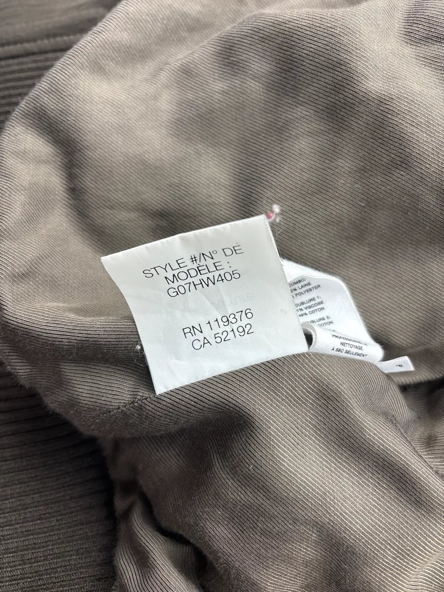 2010s Helmut Lang Olive Faux Fur Panel Bomber Jacket DuGPqGUA 12