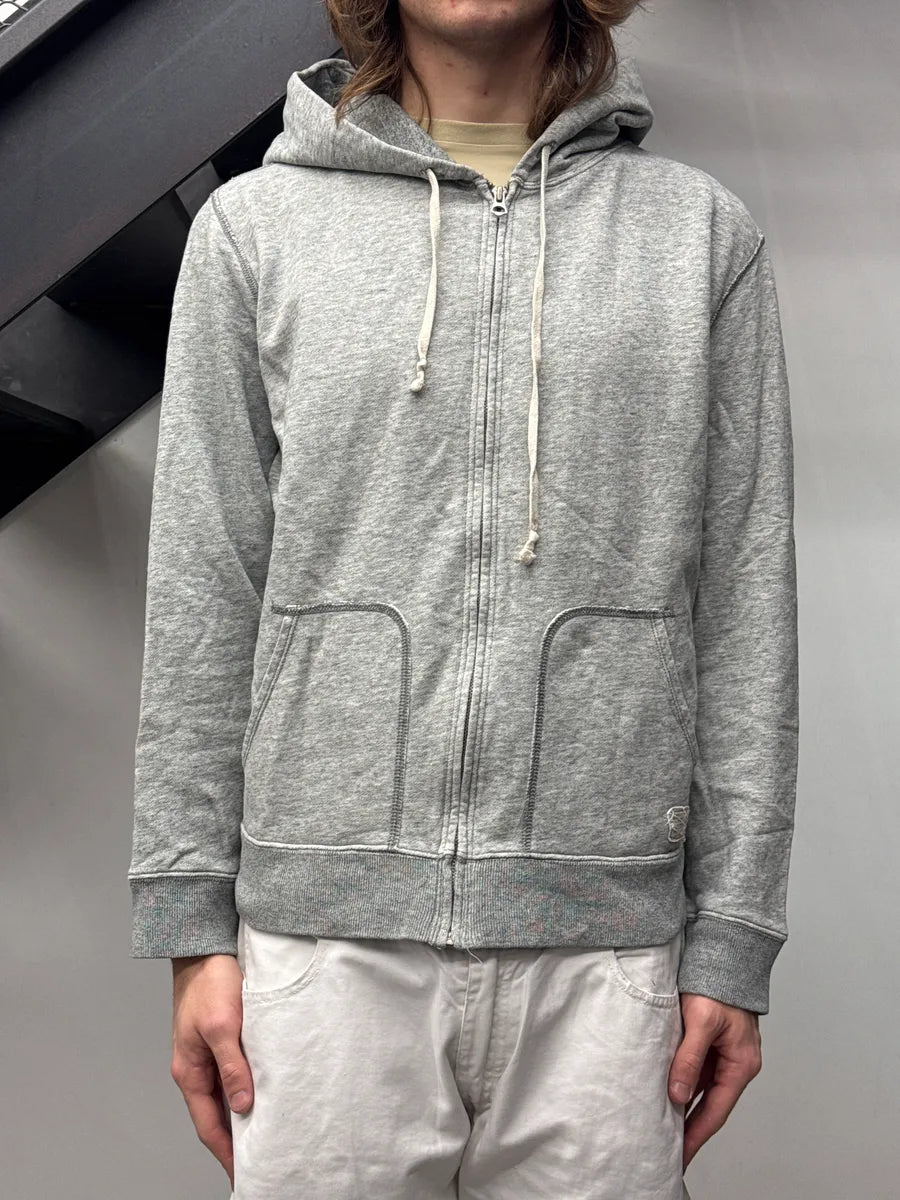 2010s Ralph Lauren Denim & Supply Grey American Flag Zip-Up Hoodie DxlUszAo 1