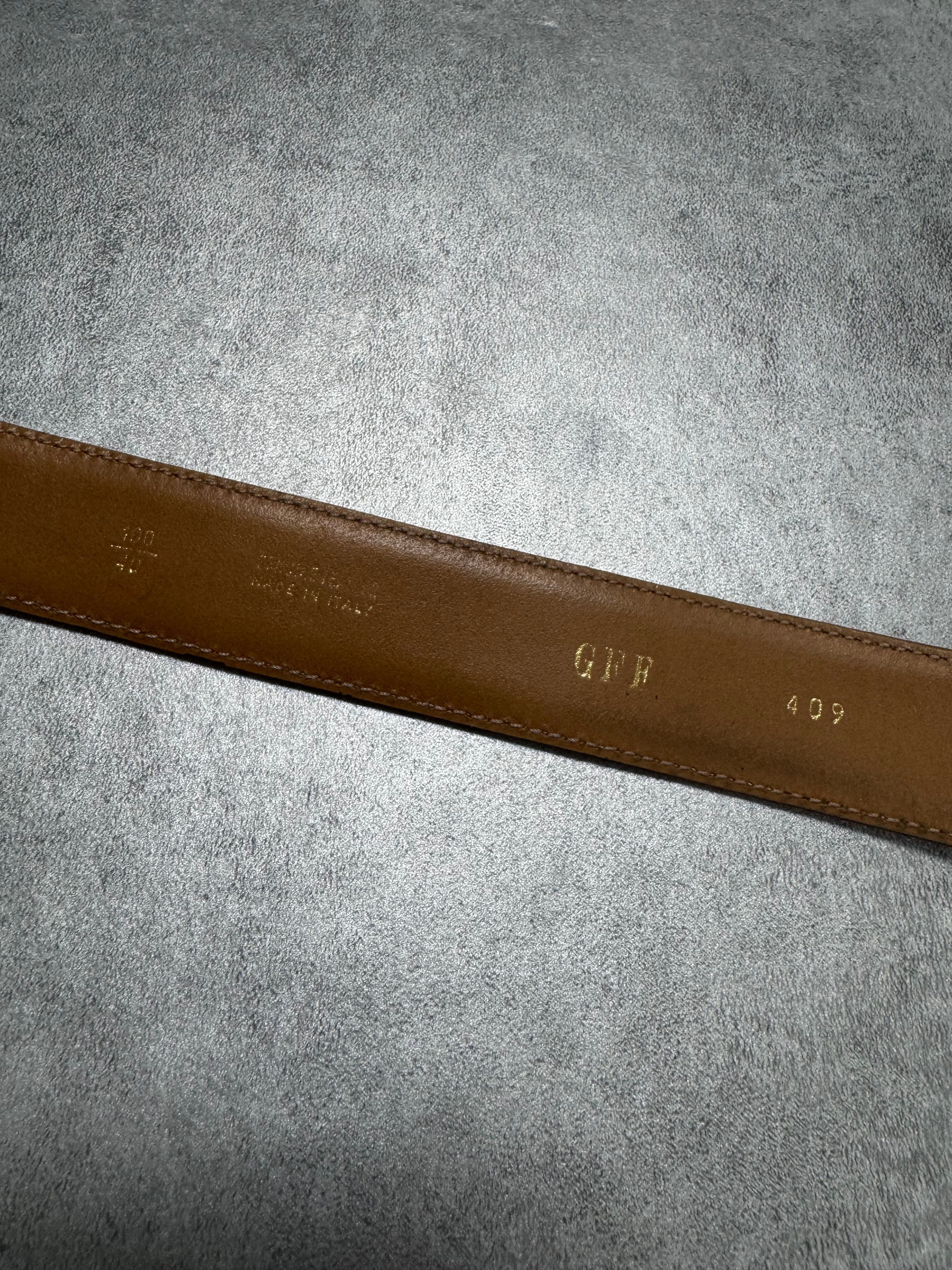 Prada Metal Buckle with Ferré Leather Belt