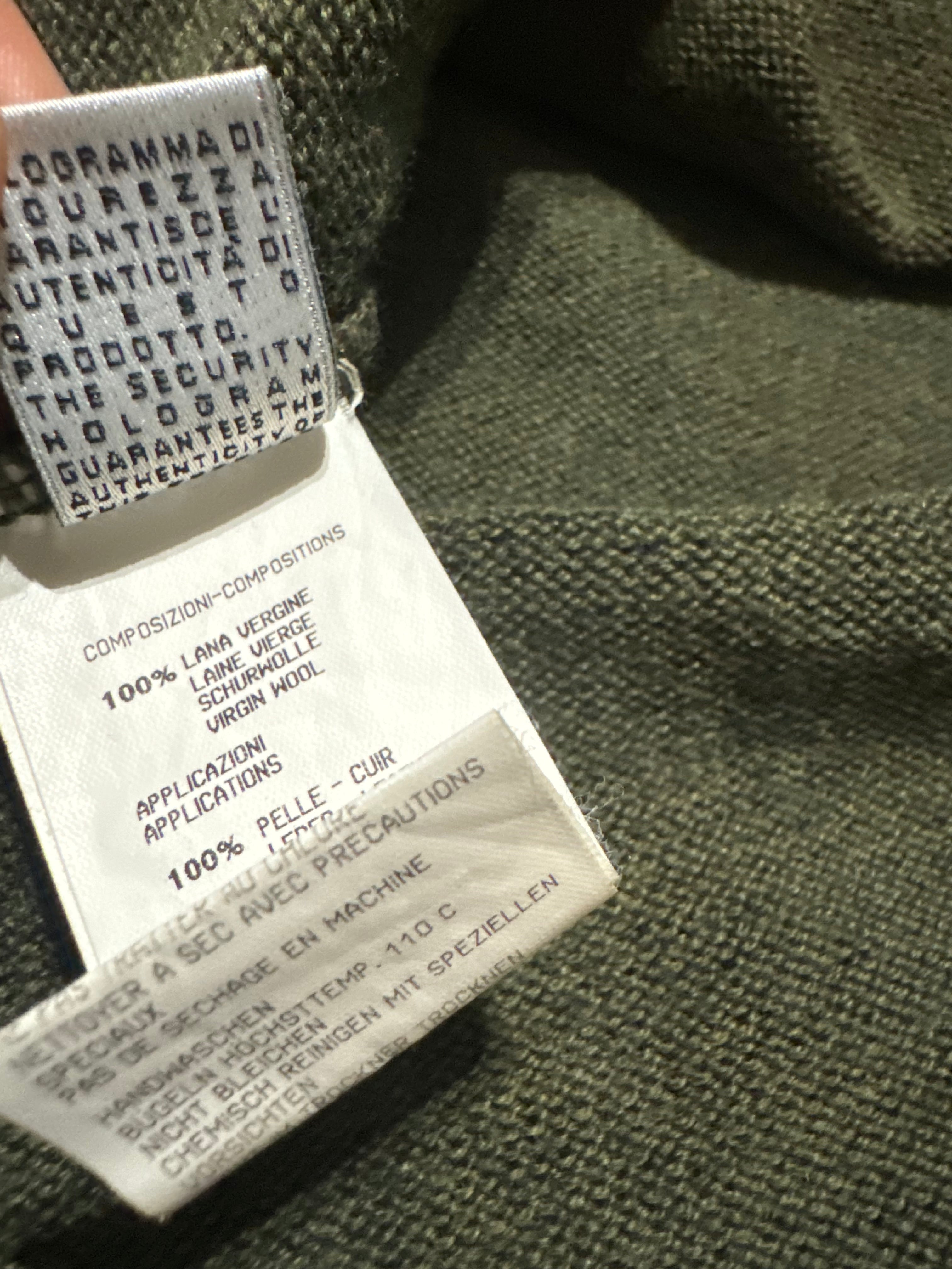 2000s Roberto Cavalli Wool & Leather Artisanal Tern Sweater (S) - 8