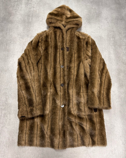 1990s Balmain Faux Fur Reversible Jacket (M)