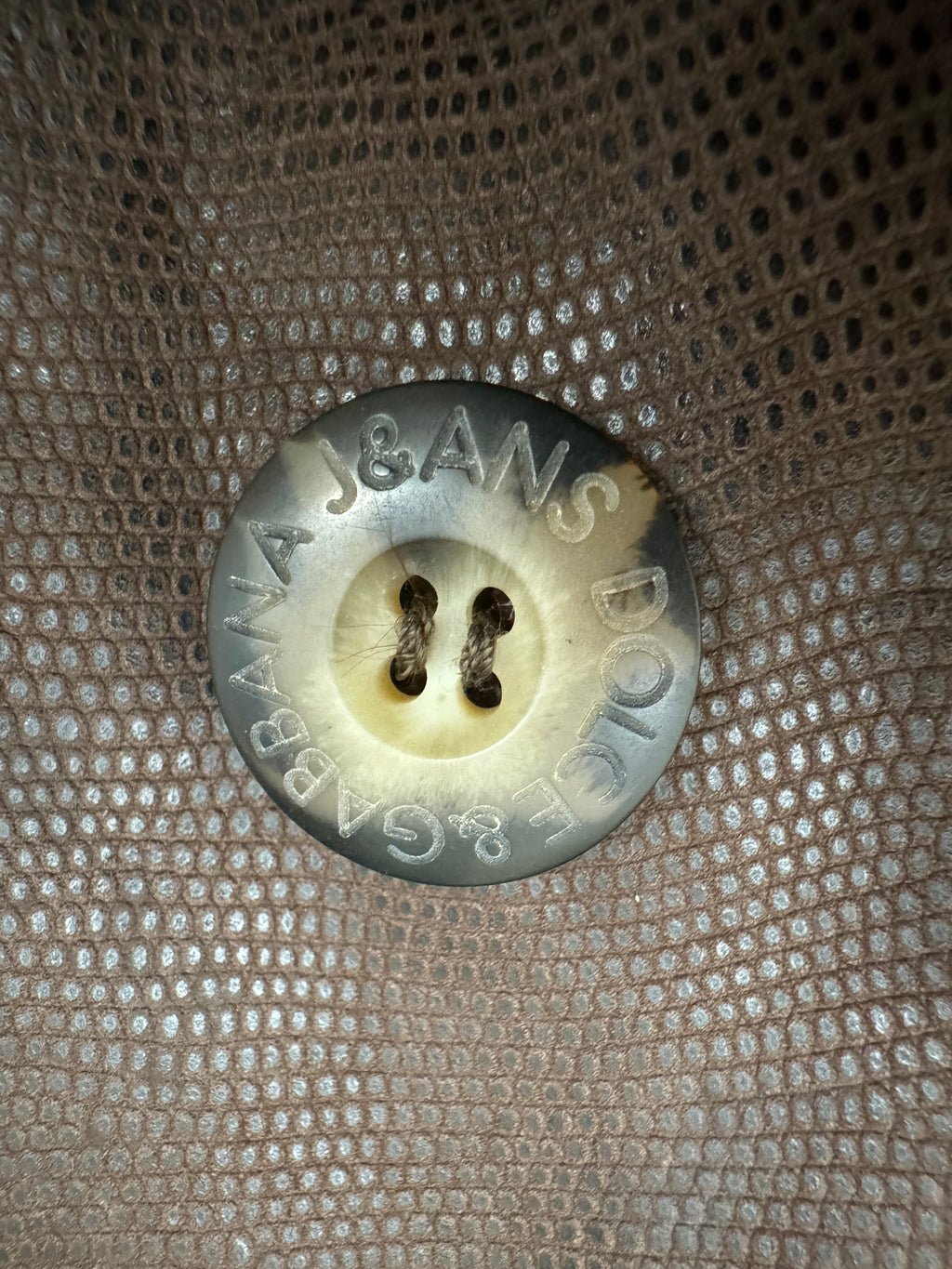 1990s Dolce & Gabbana Leather Trench with Rabbit Fur Lining (M/L)