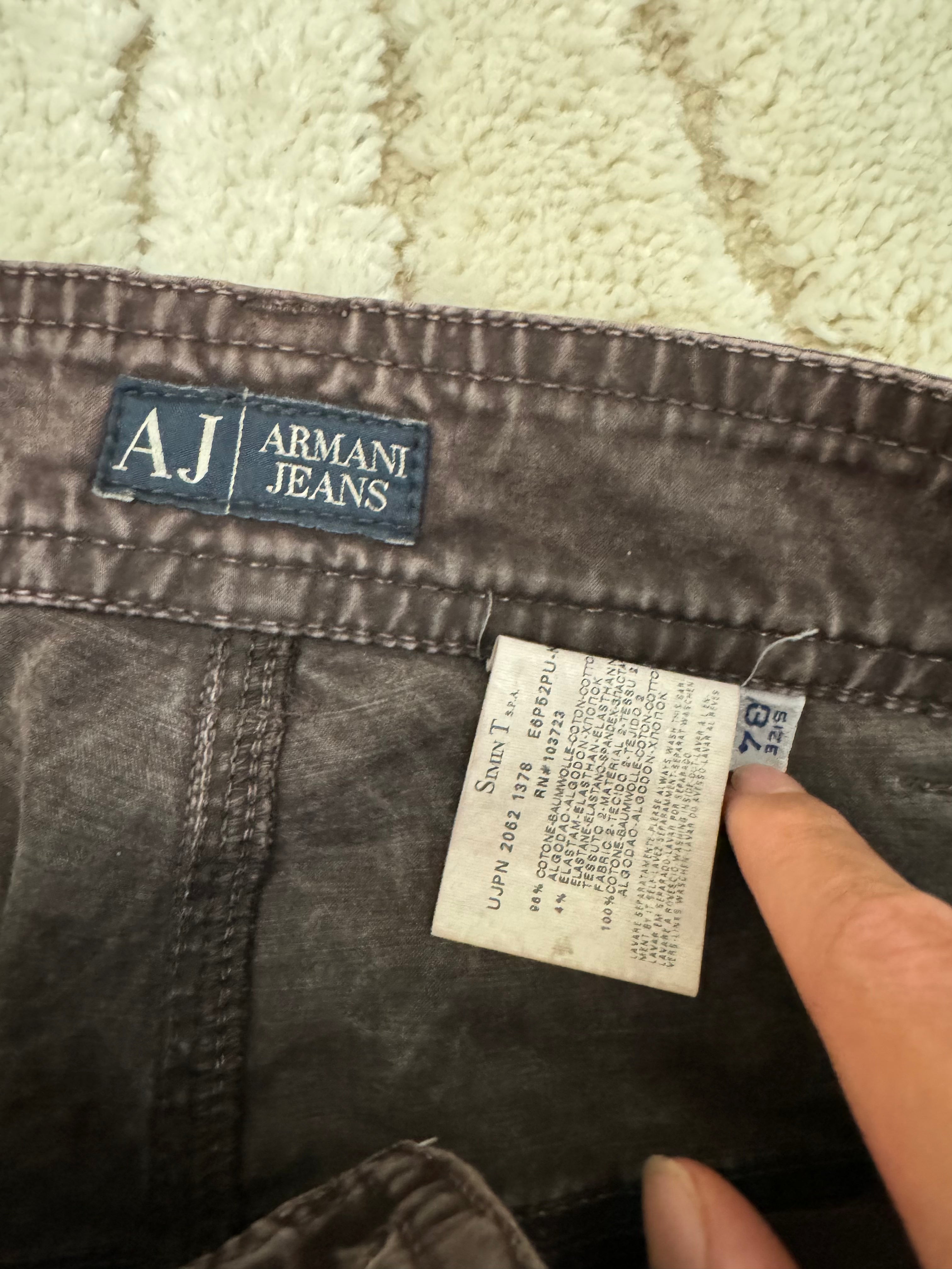 FW2019 Armani Brown Wash Wide Pants (L/XL)