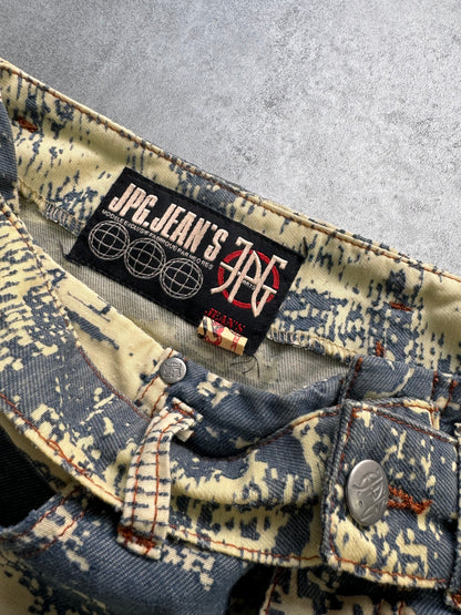 2000s Jean Paul Gaultier Sun Faded Print Pants (S)