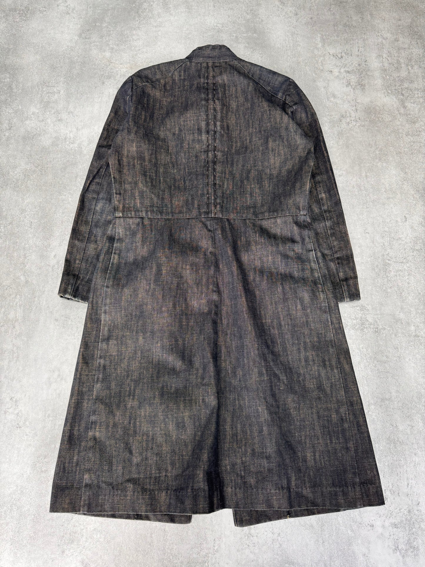 1990s Kenzo Traditional Master Denim Trench Coat (XS)
