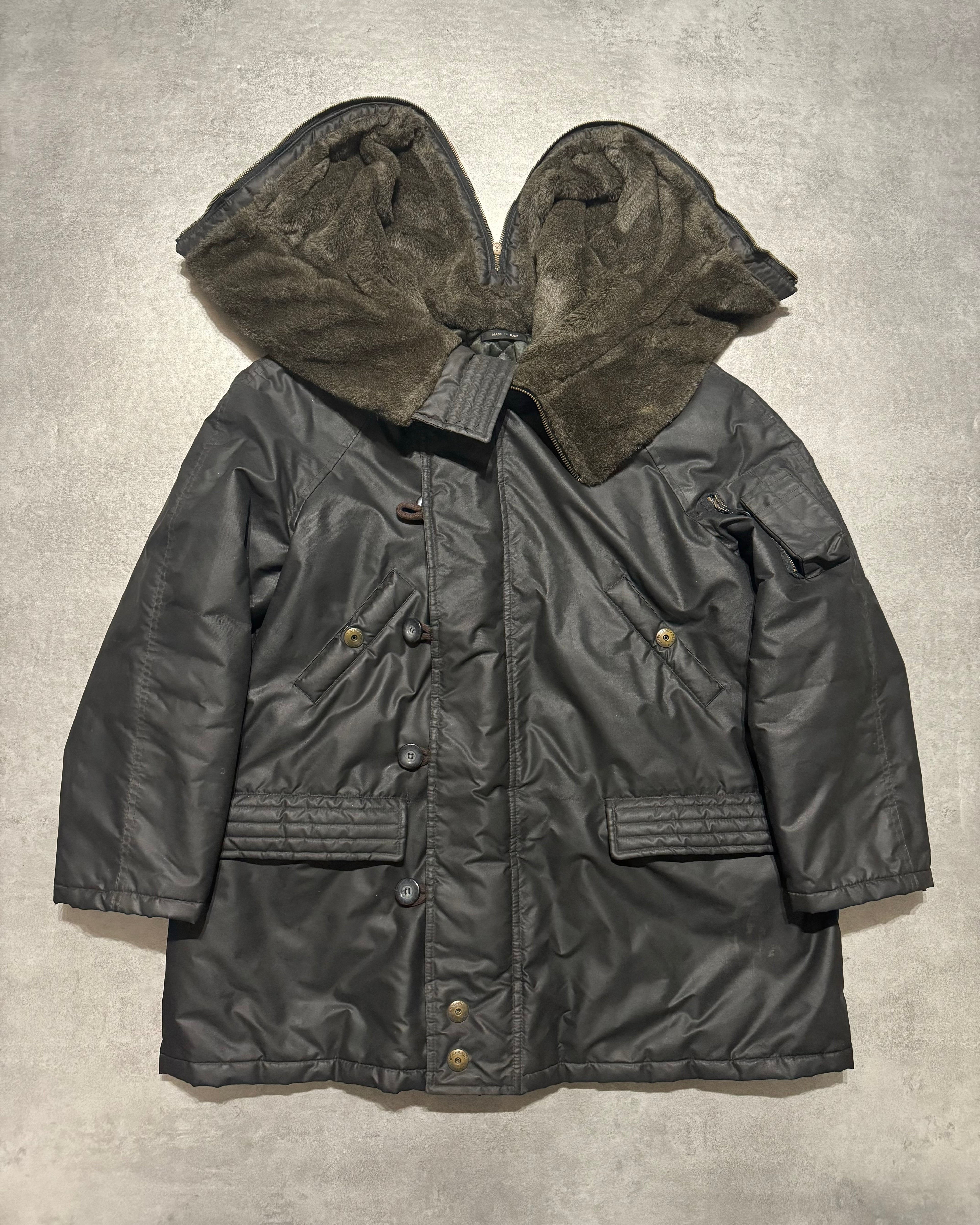 1990s Emporio Armani M1 Type Aviator Bomber Jacket (L) - 1