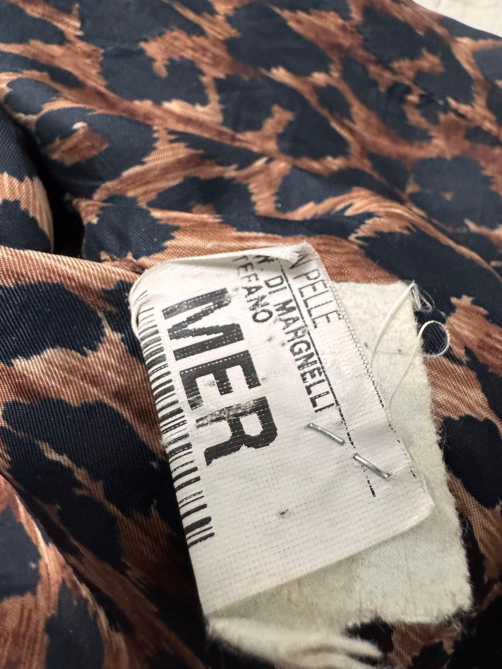 2000s Dolce & Gabbana Cream White Round Leather Jacket