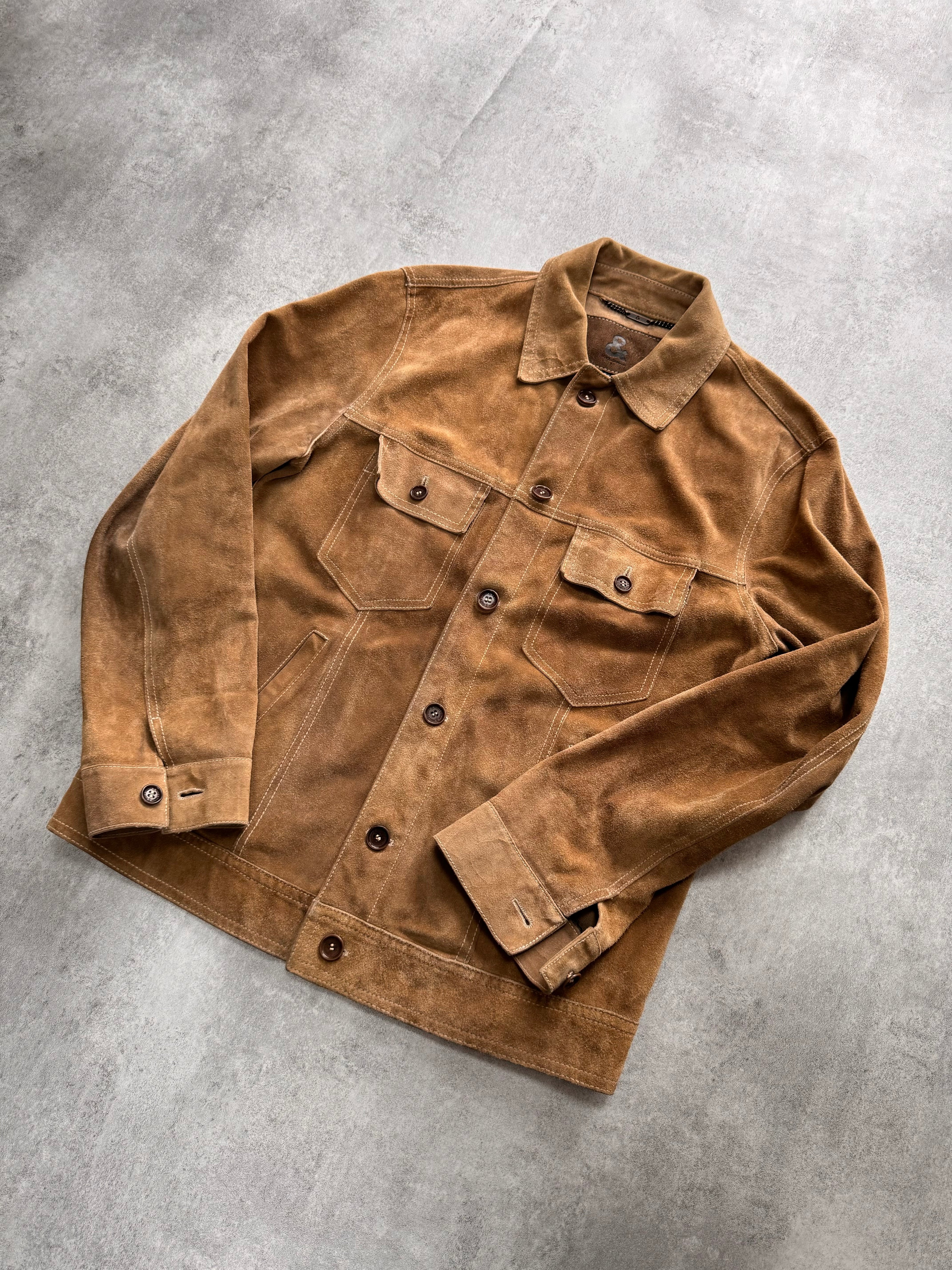 Dolce & Gabbana Suede Leather Jacket