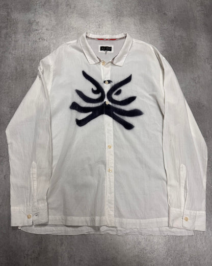 2000s Armani Asian Tag White Shirt (L)