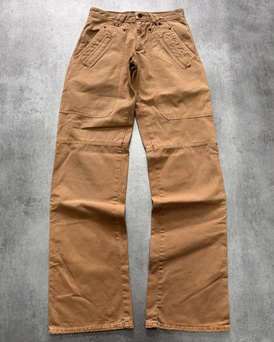 2000s Dolce & Gabbana Carpenter Beige Pants (S)