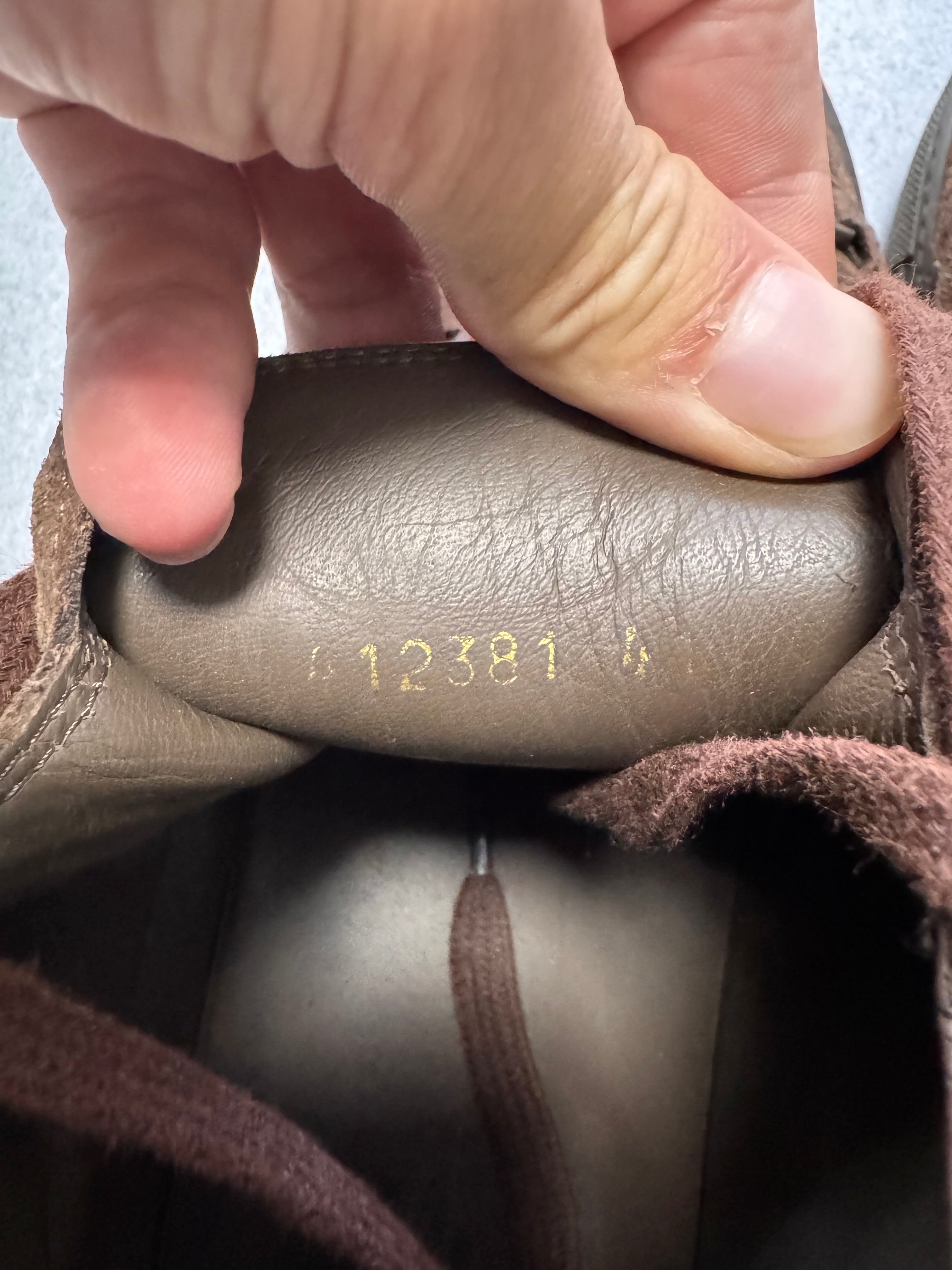 Balenciaga Arena High Brown Suede Leather Sneakers