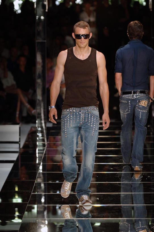 SS06 Dolce & Gabbana Eyled Punk Holes Jeans (S/M)