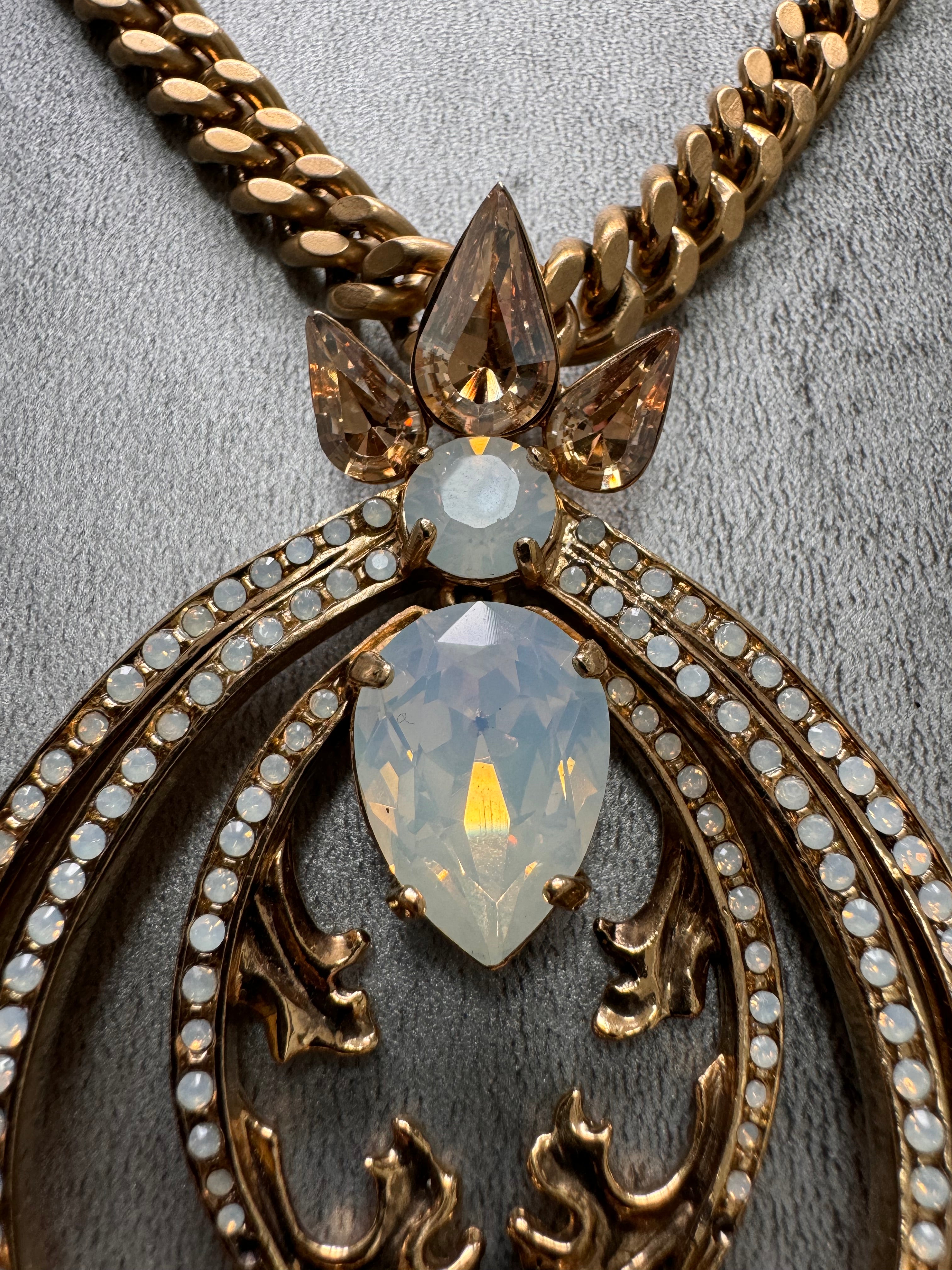 Roberto Cavalli Spiritual Golden Necklace