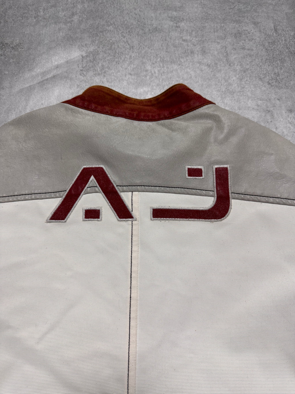 1990s Armani AJ Pro Biker Leather Jacket